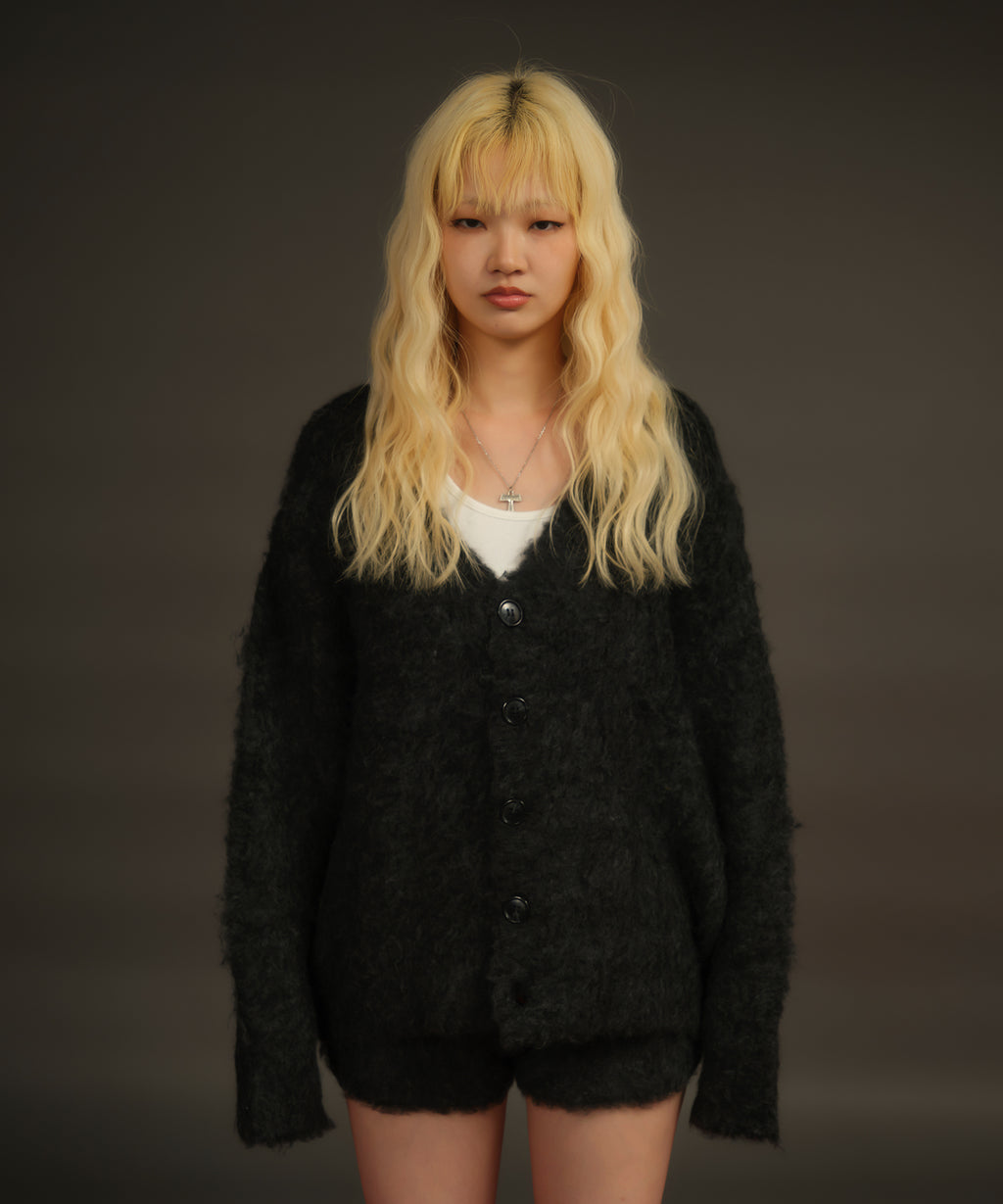 Mix volume knit cardigan｜ACLENT（アクレント） 