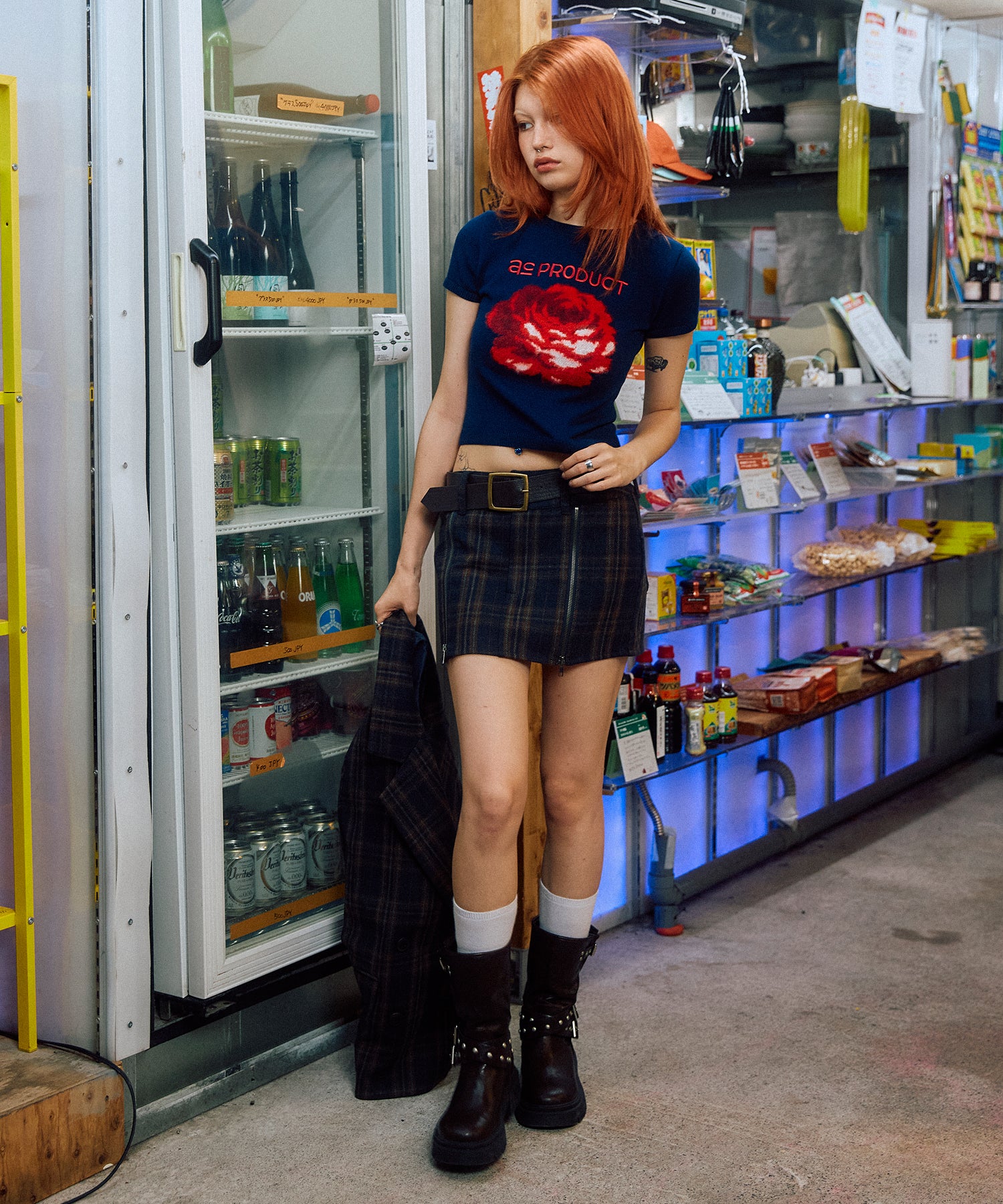 MODEL:170cm/COLOR:NAVY/SIZE:M