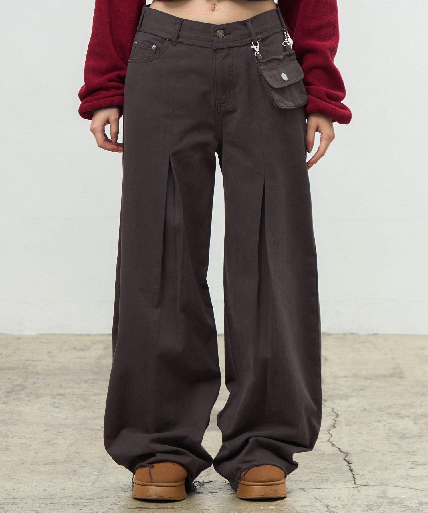 MODEL:163cm/COLOR:DARK GRAY/SIZE:M