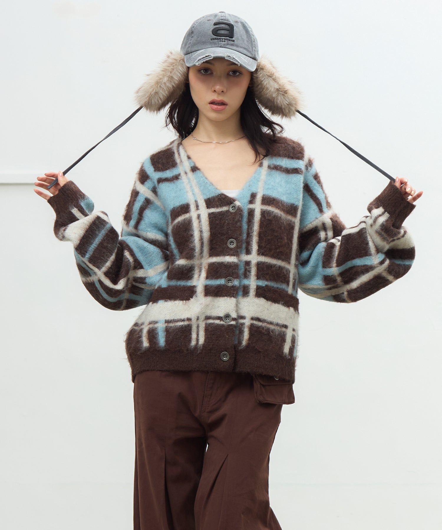 MODEL:163cm/COLOR:BLUE/SIZE:F