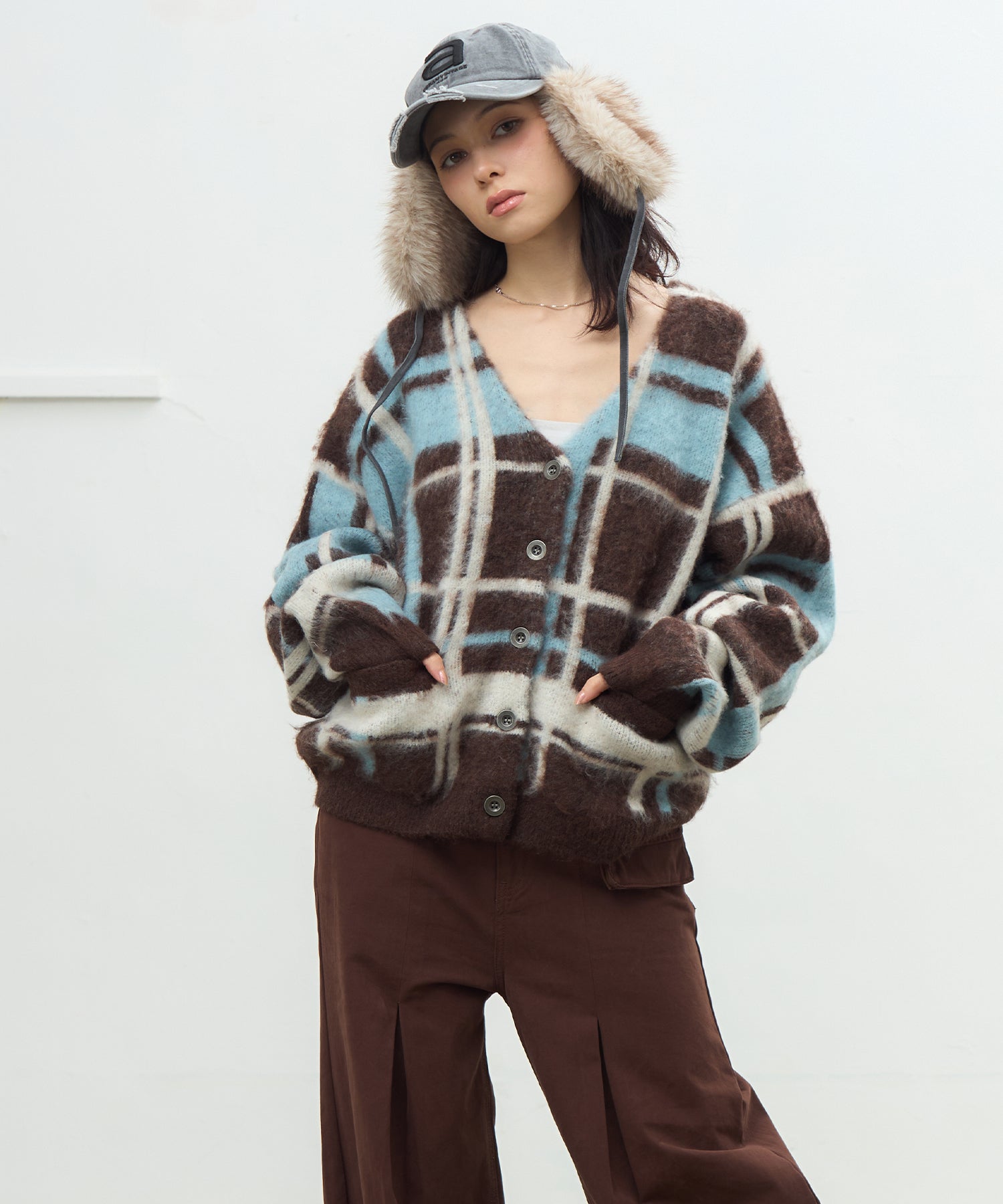 MODEL:163cm/COLOR:BLUE/SIZE:F