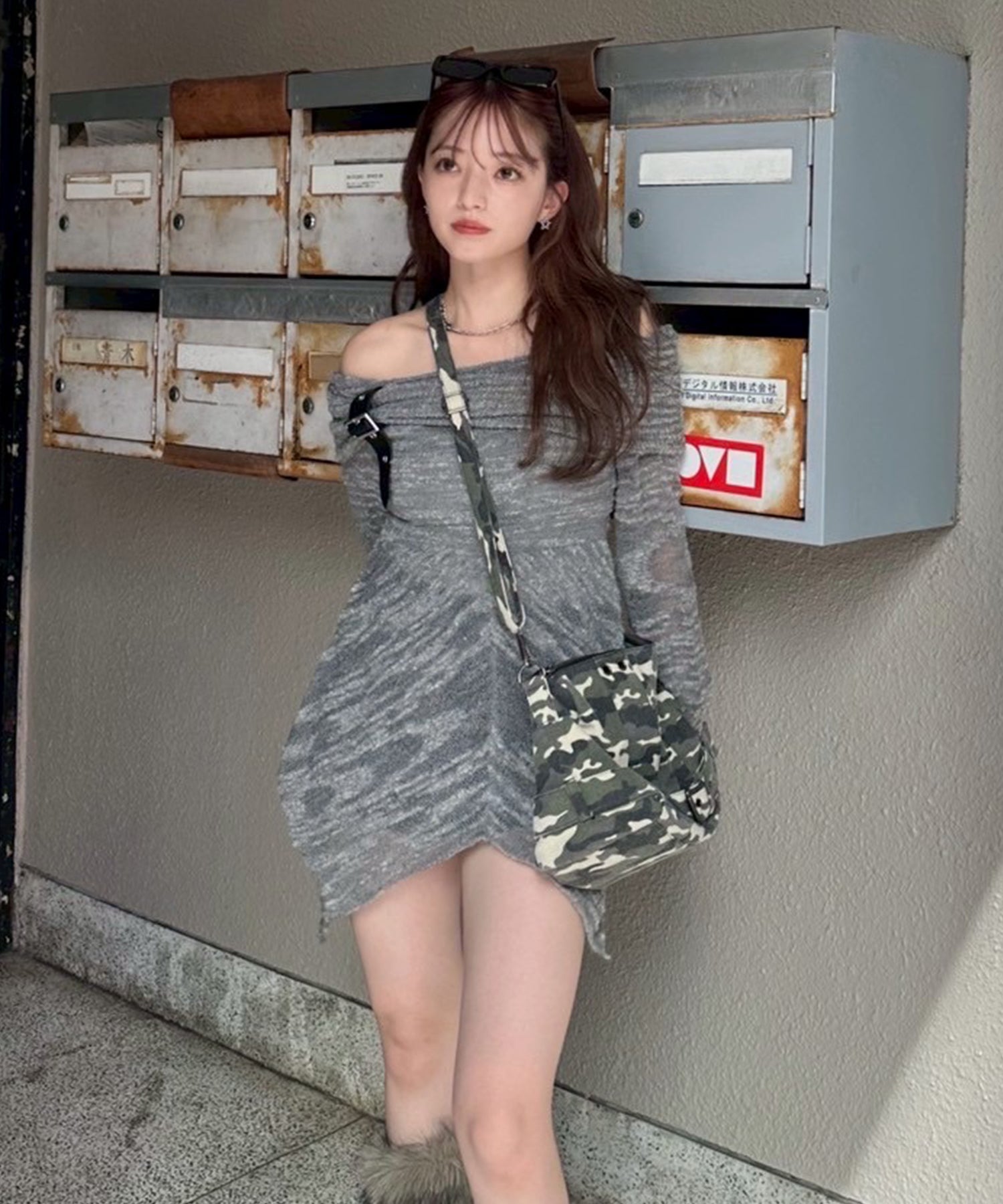 STAFF:153cm/COLOR:GRAY/SIZE:F