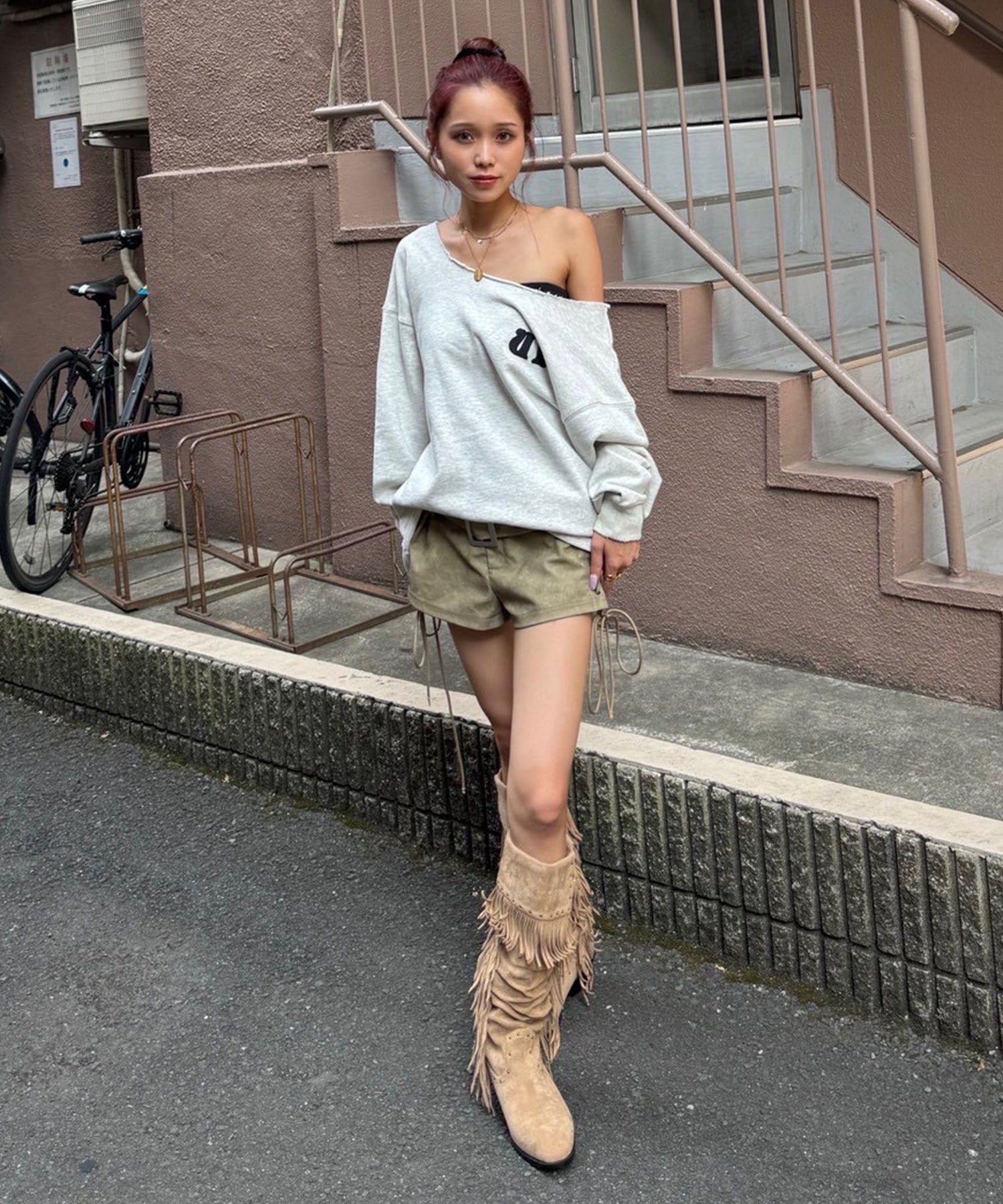 STAFF:155cm/COLOR:IVORY/SIZE:F