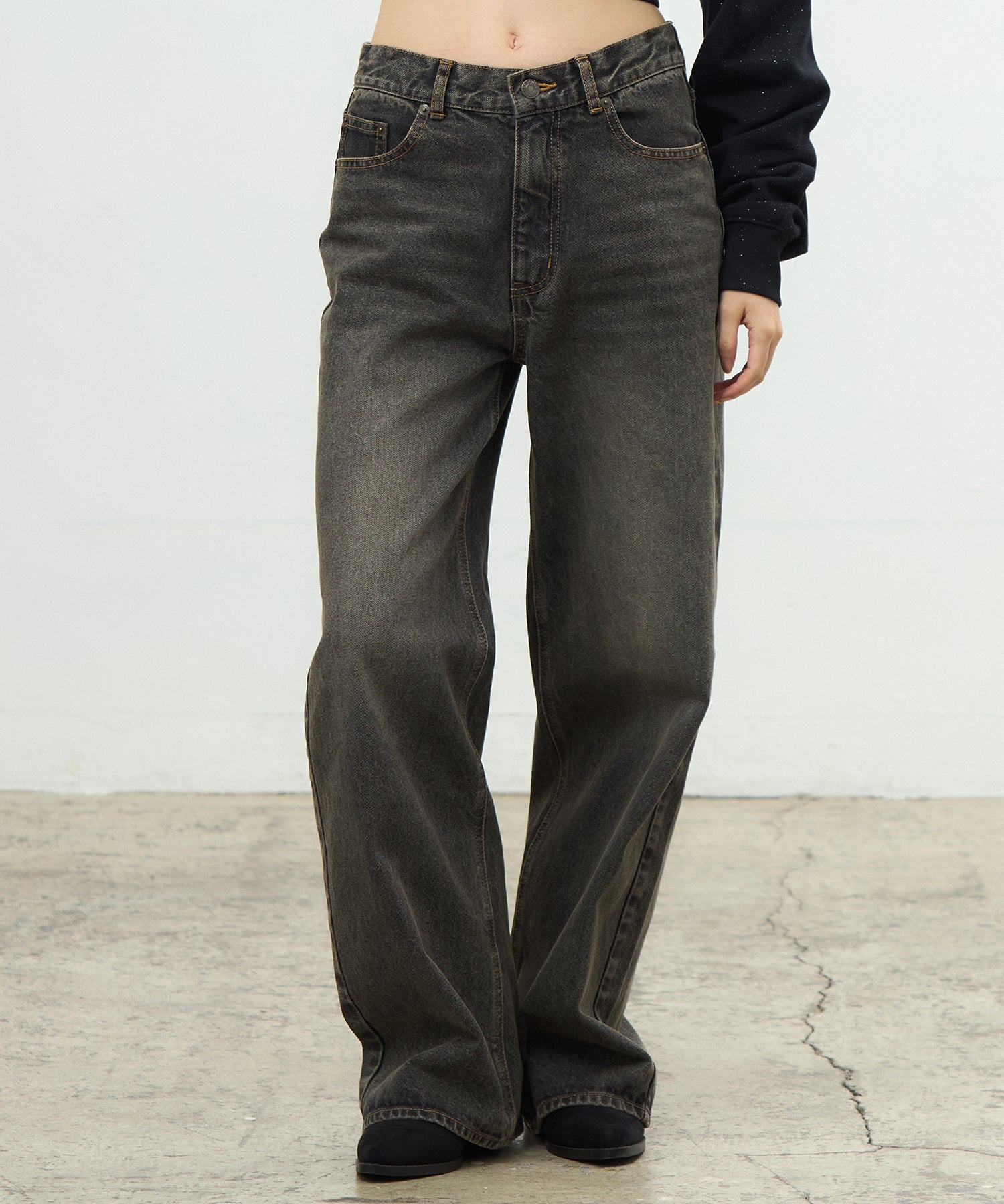 MODEL:163cm/COLOR:BLACK/SIZE:24