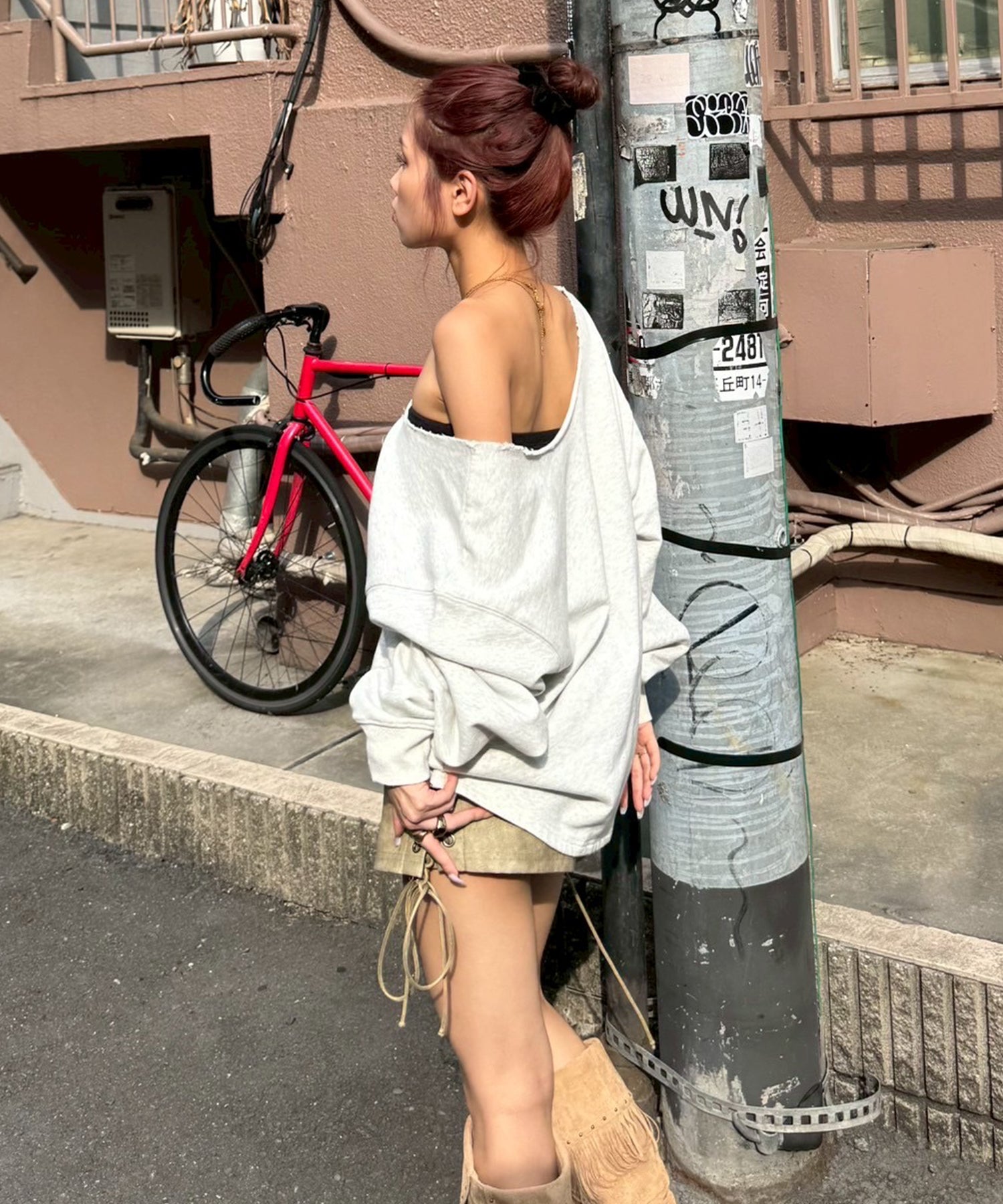 STAFF:155cm/COLOR:IVORY/SIZE:F