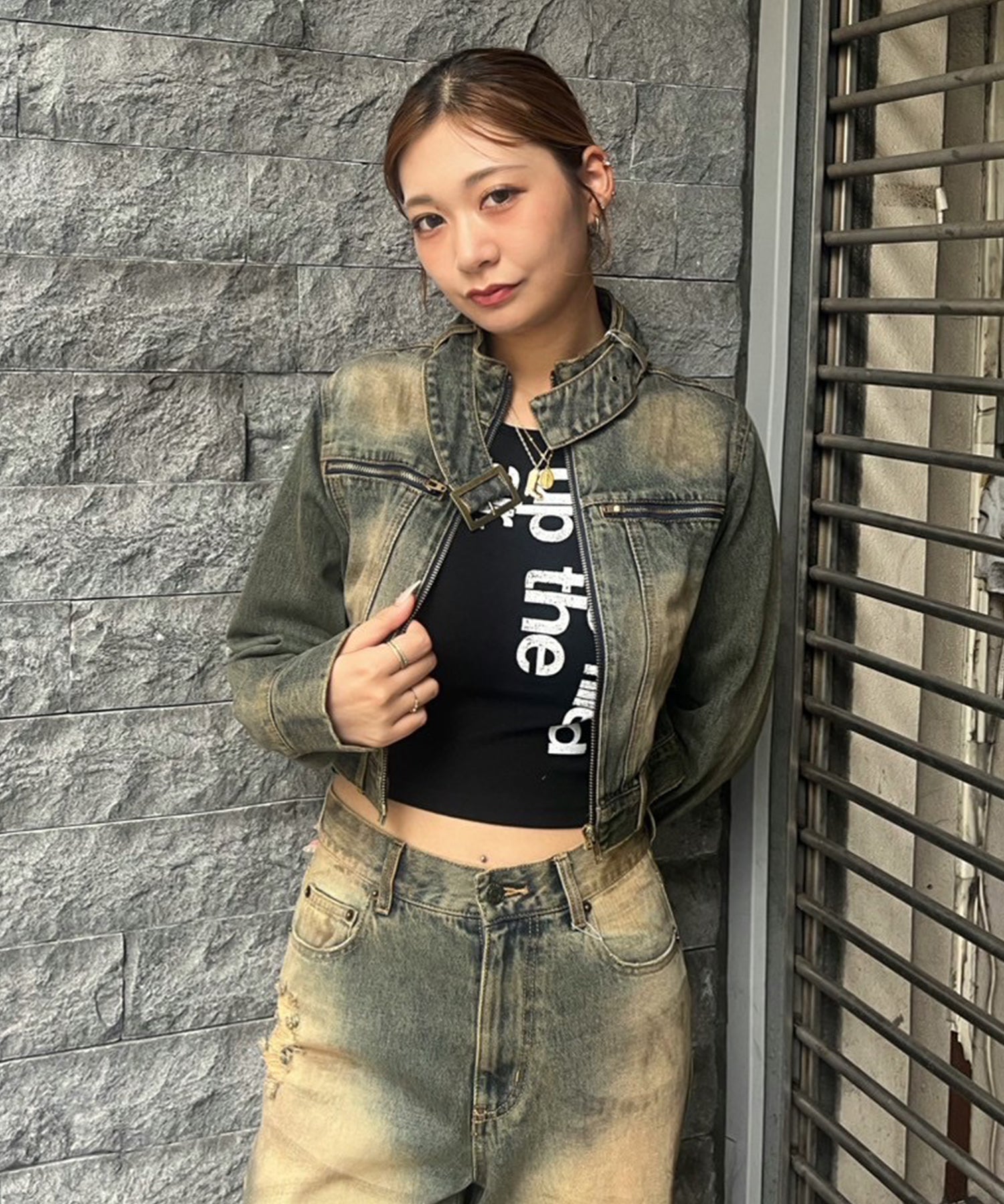 STAFF:167cm/COLOR:BLUE/SIZE:M