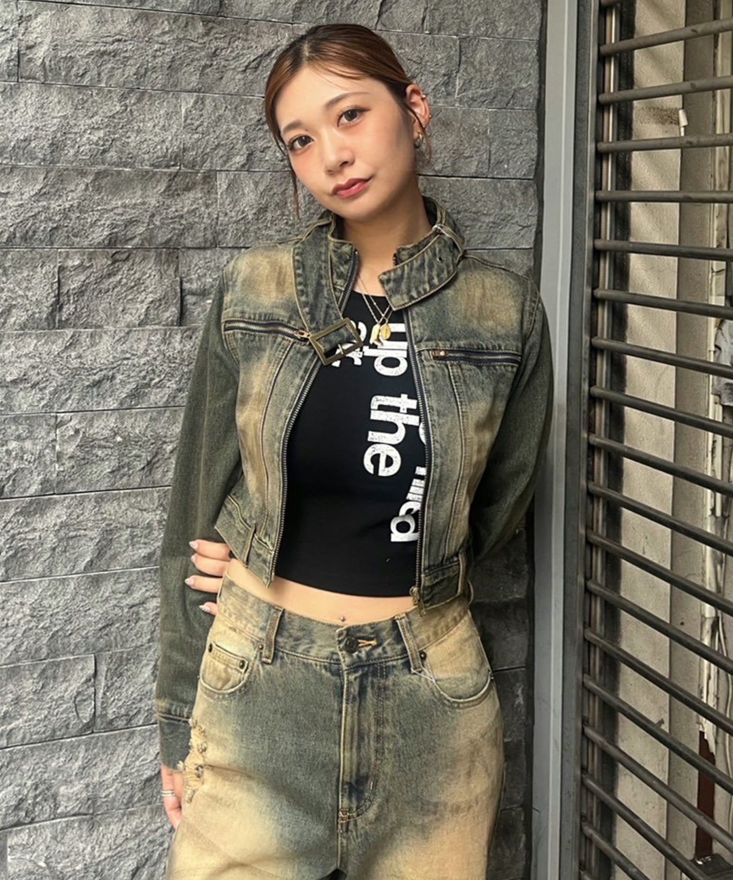 STAFF:167cm/COLOR:BLUE/SIZE:M