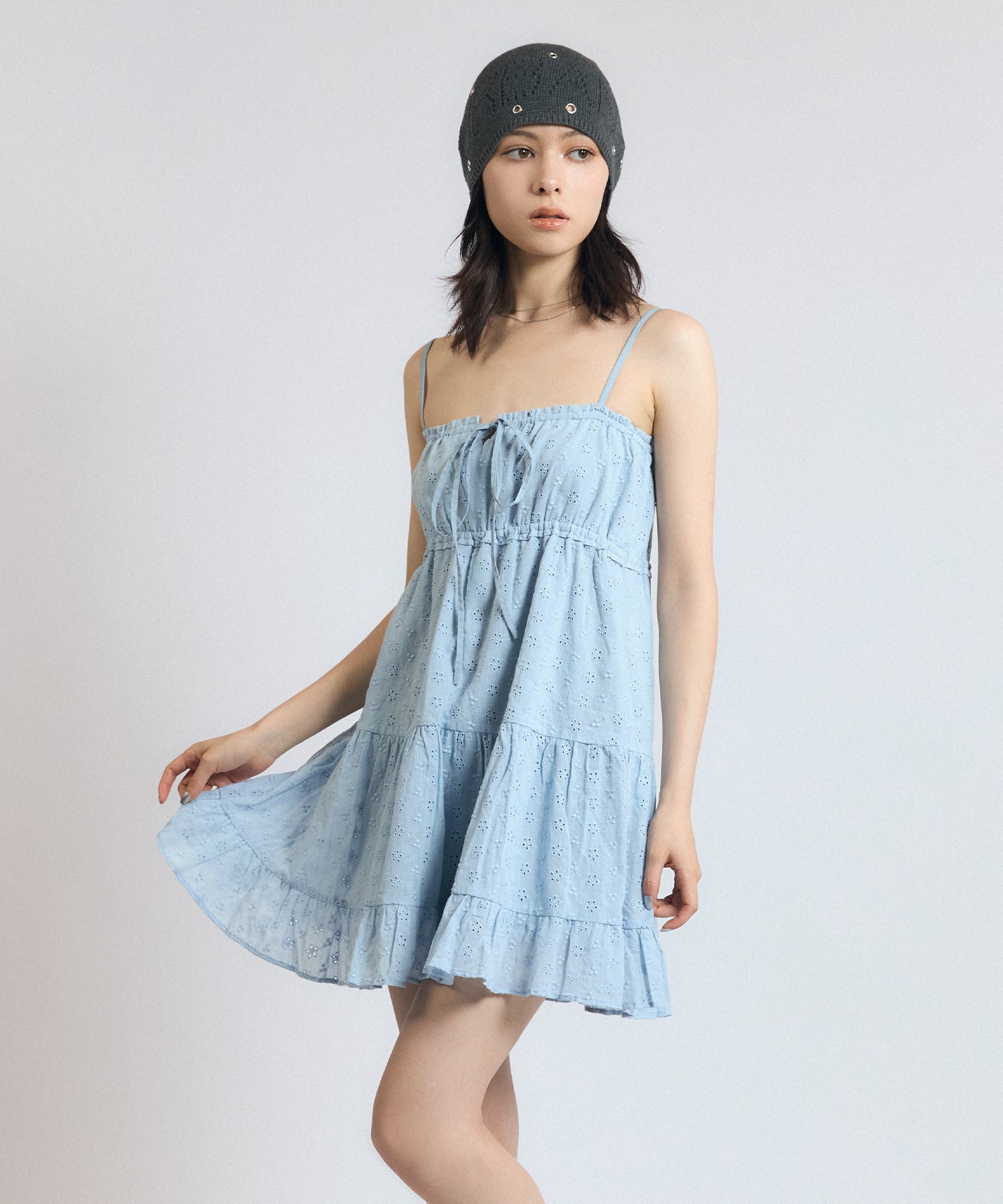 MODEL:163cm/COLOR:LIGHT BLUE/SIZE:M