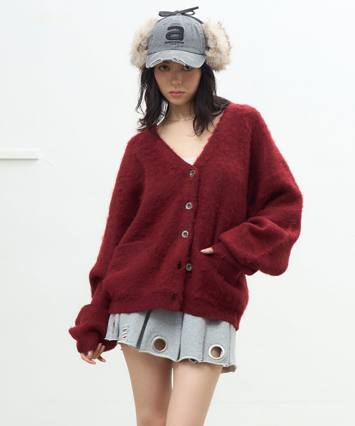 MODEL:163cm/COLOR:RED/SIZE:F