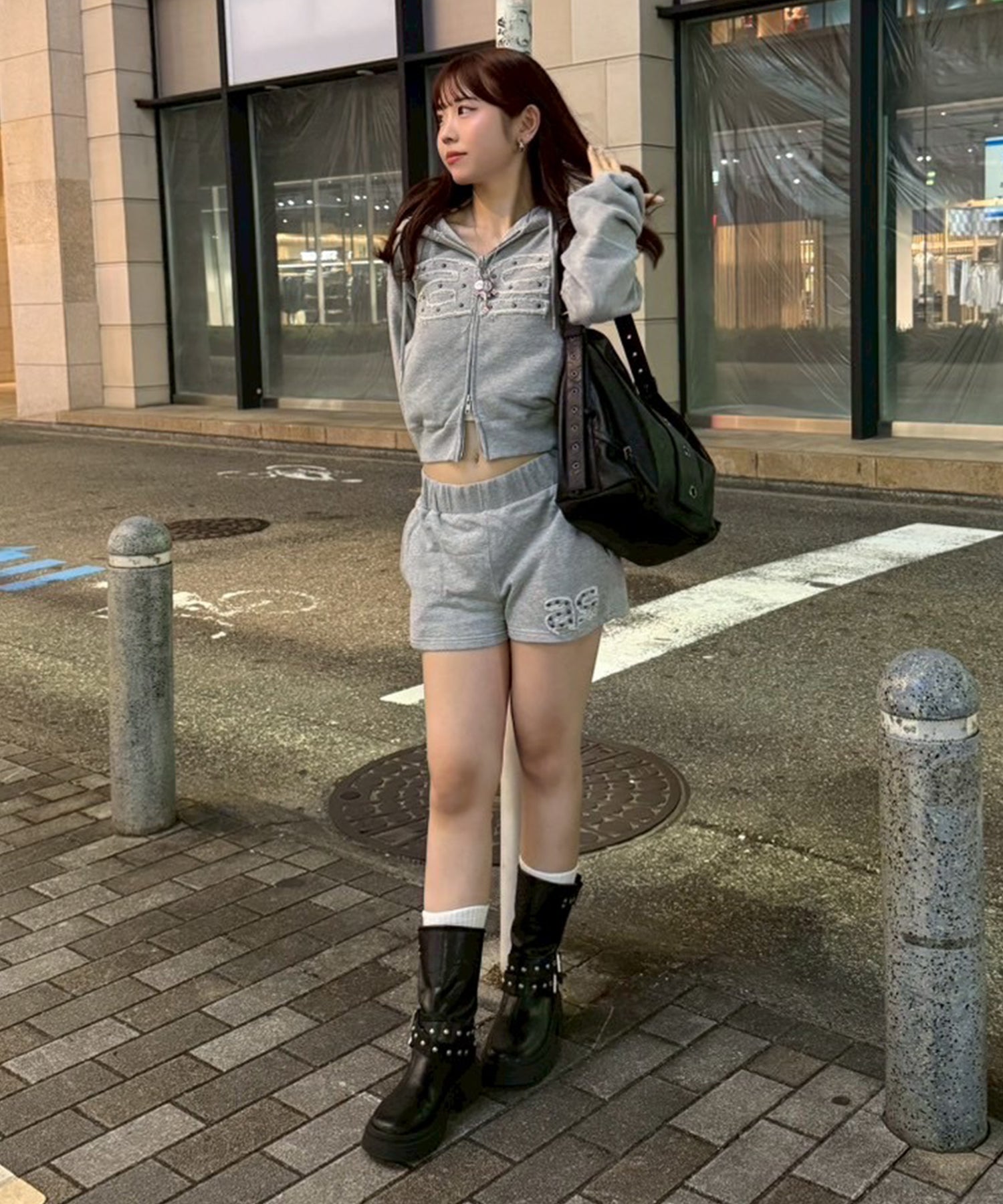 STAFF:155cm/COLOR:LIGHT GRAY/SIZE:F