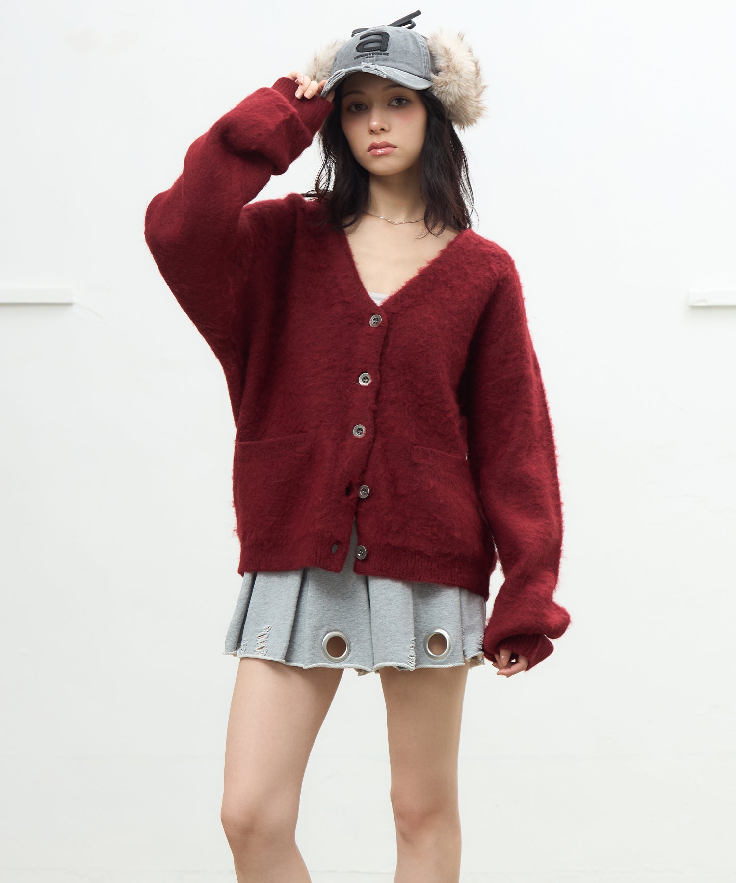 MODEL:163cm/COLOR:RED/SIZE:F