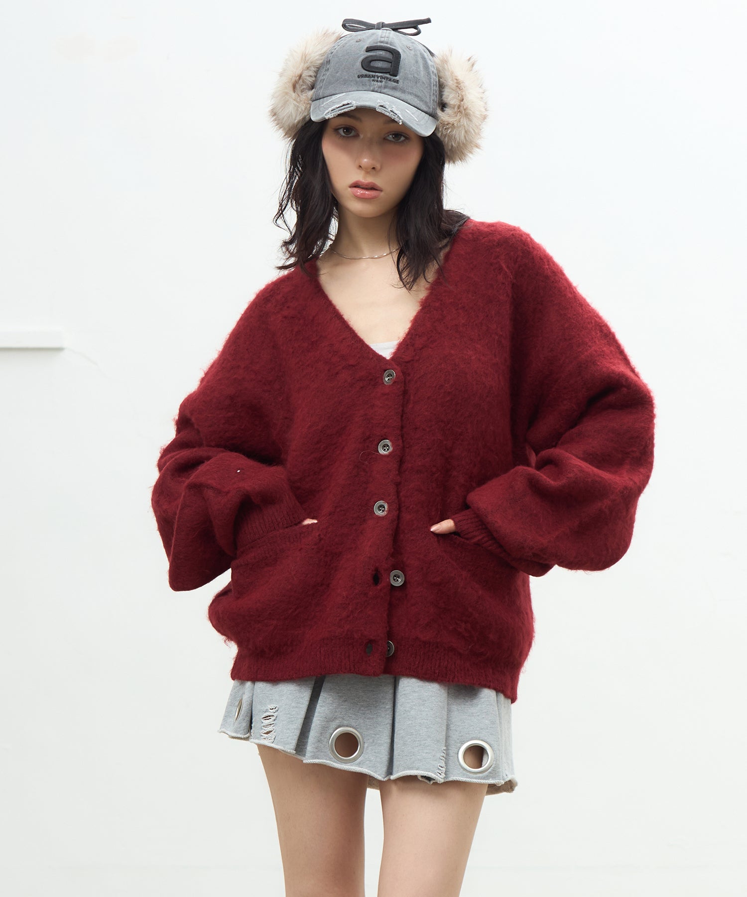 MODEL:163cm/COLOR:RED/SIZE:F