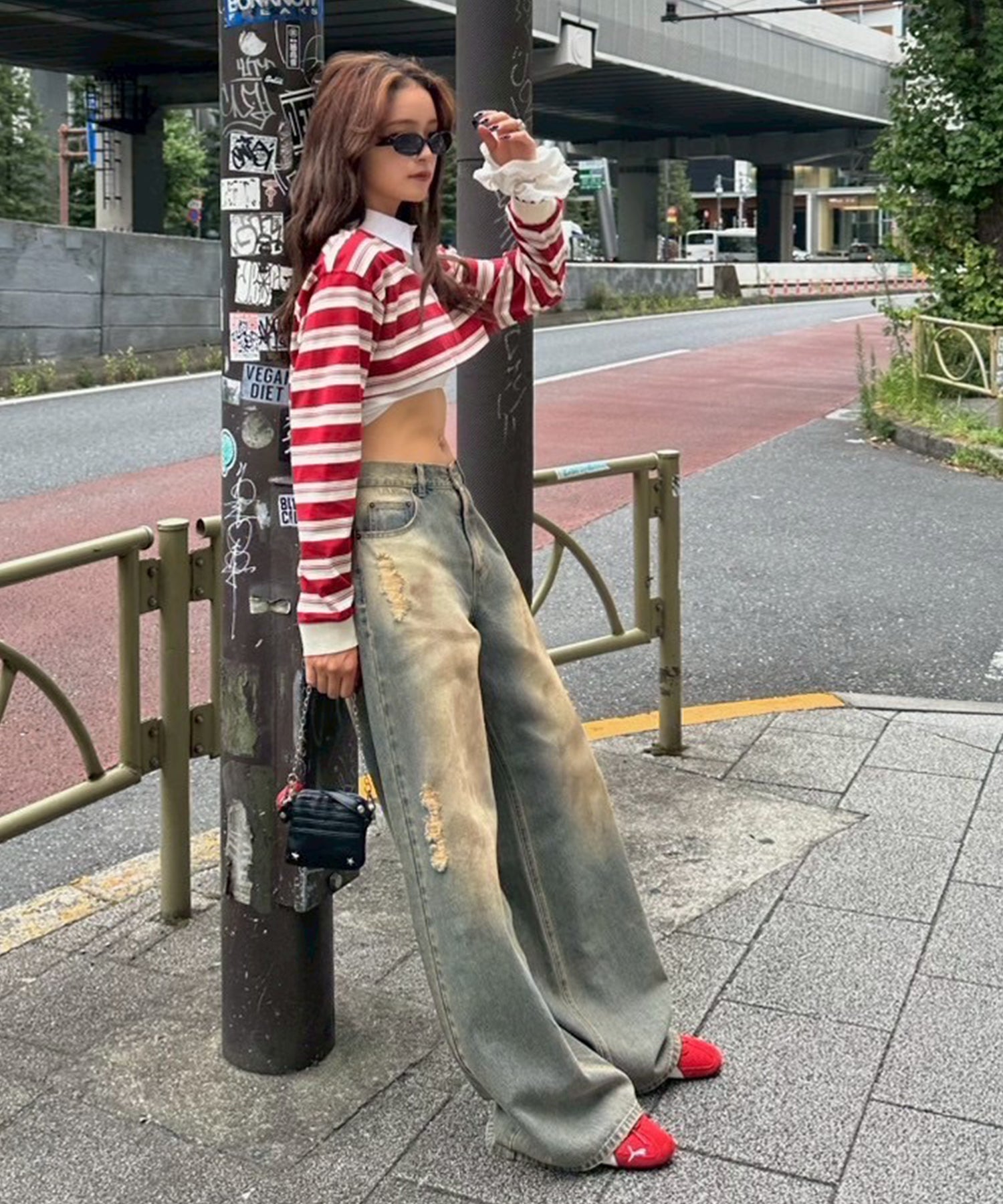 STAFF:170cm/COLOR:BLUE/SIZE:26