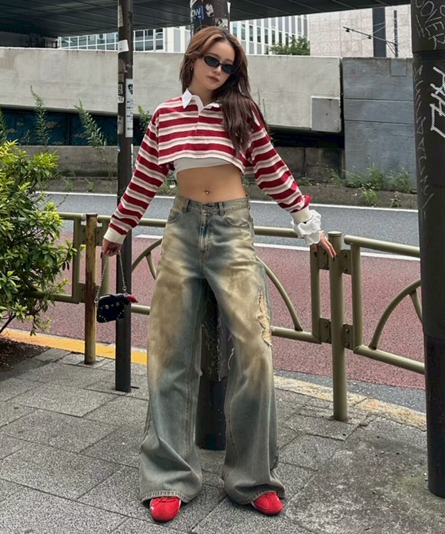 STAFF:170cm/COLOR:BLUE/SIZE:26