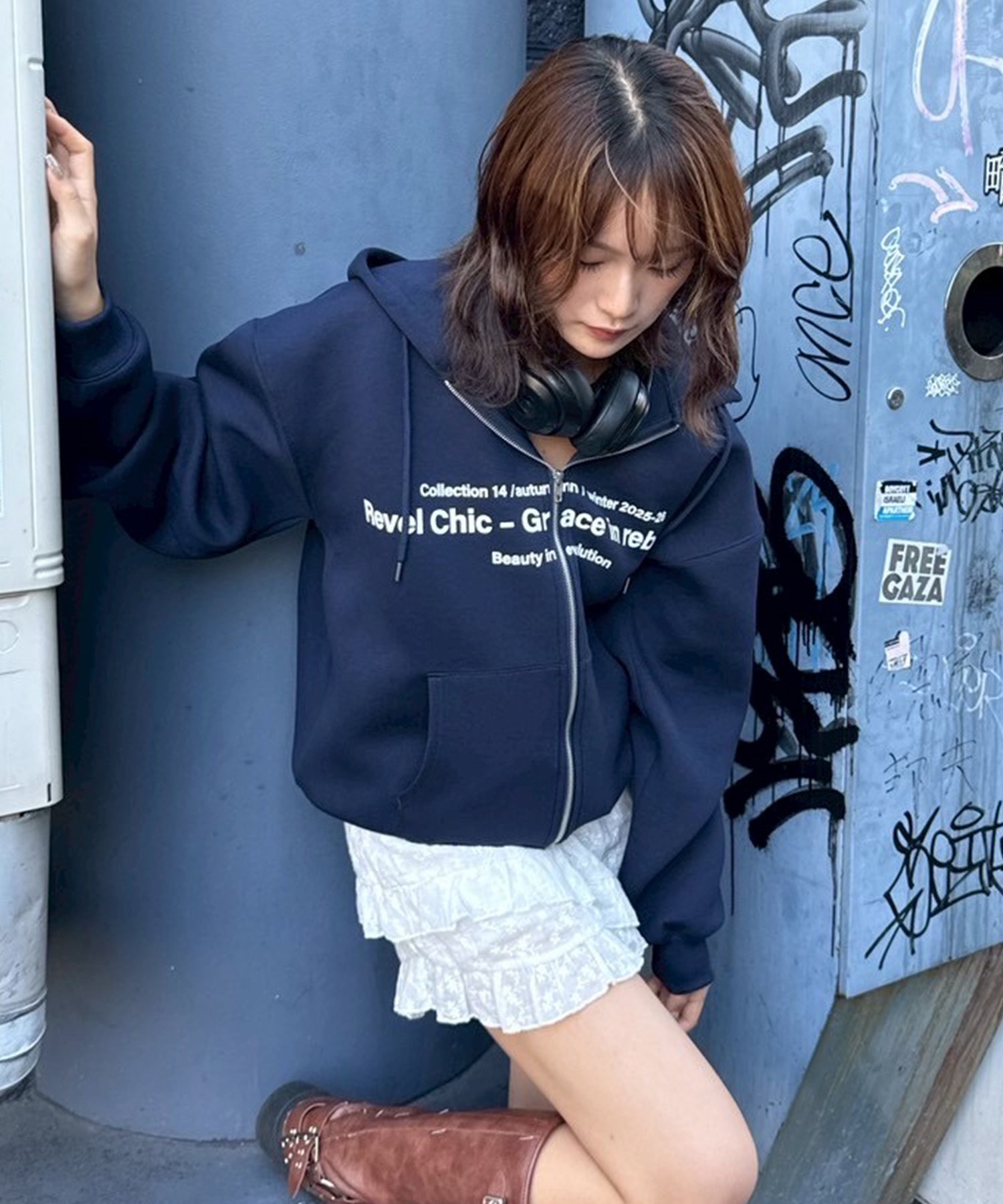 エンジェルハートロゴジップフーディ｜ACLENT（アクレント）