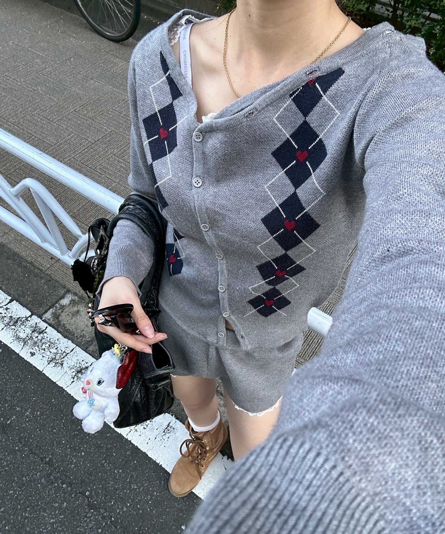 STAFF:155cm/COLOR:GRAY/SIZE:F