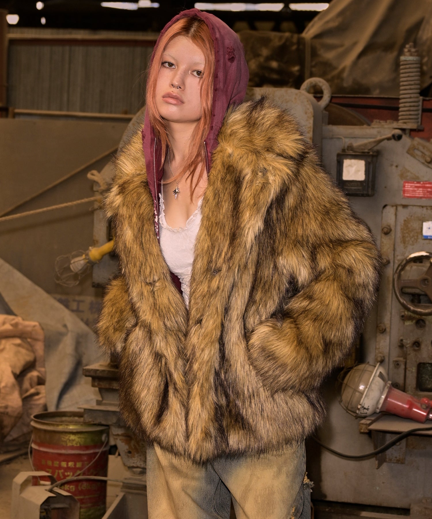 MODEL:170cm/COLOR:BEIGE/SIZE:M