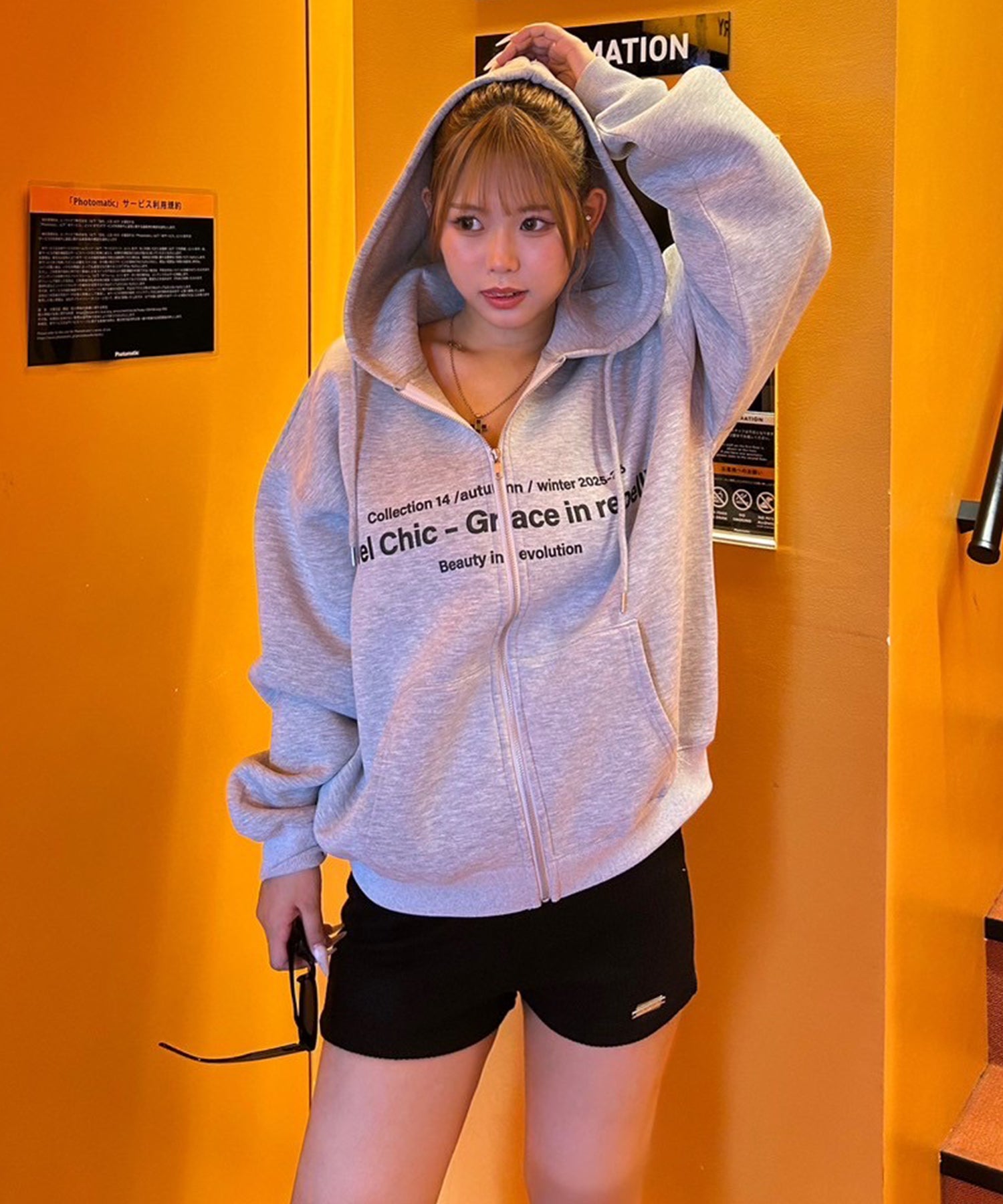 エンジェルハートロゴジップフーディ｜ACLENT（アクレント）