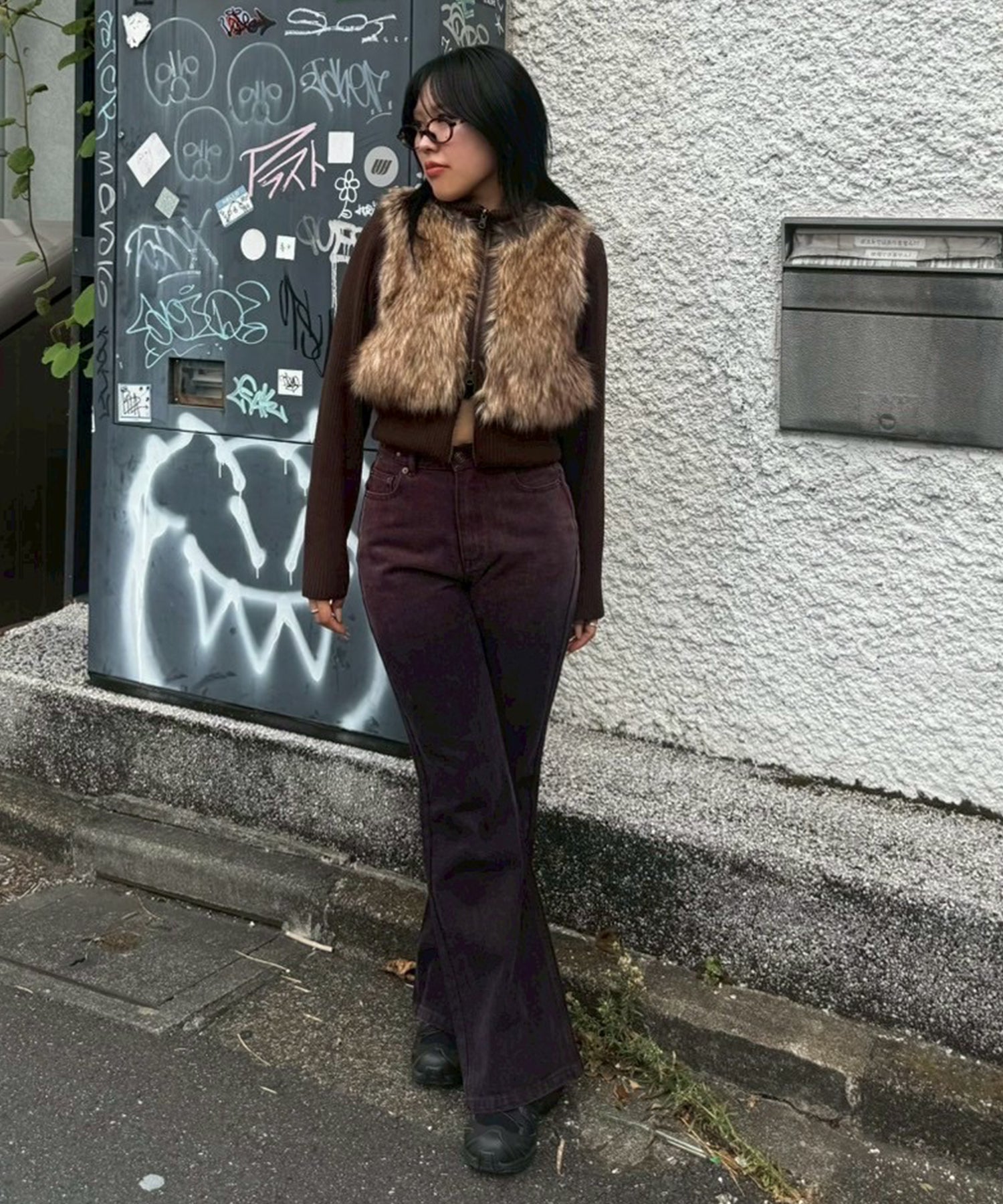 STAFF:158cm/COLOR:DARK RED/SIZE:24