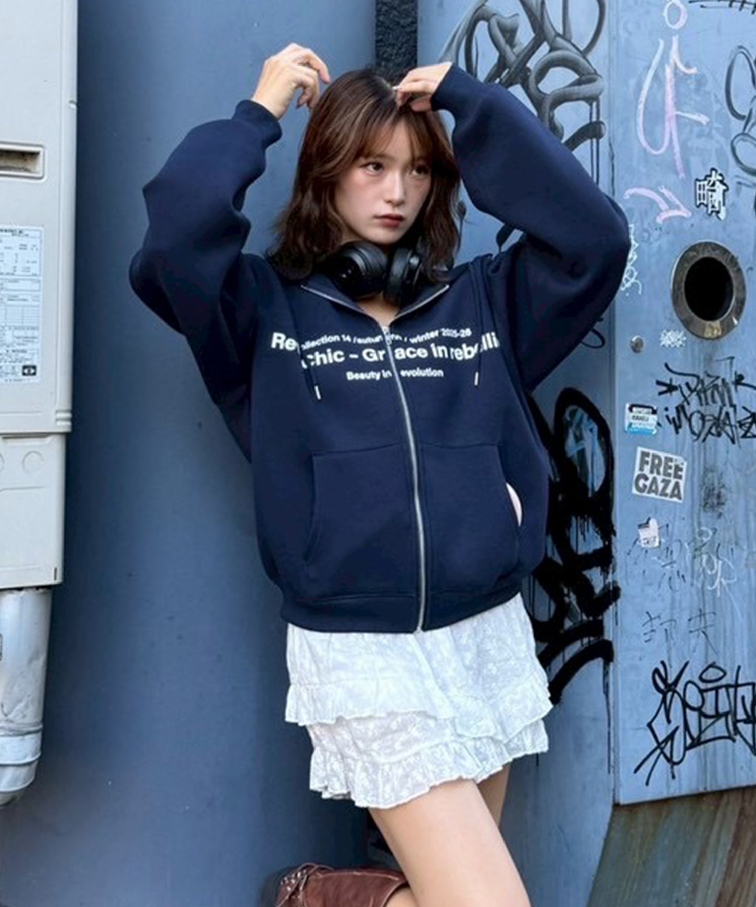 エンジェルハートロゴジップフーディ｜ACLENT（アクレント）