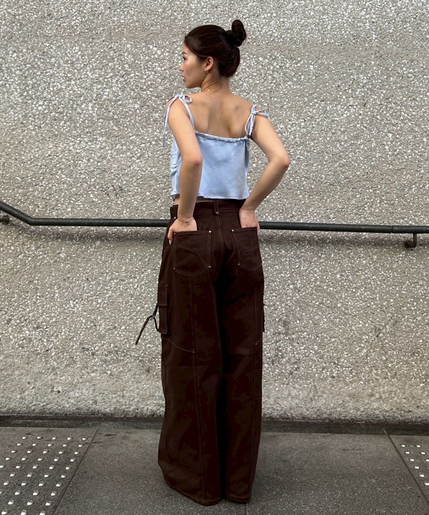 STAFF:156cm/COLOR:LIGHT BLUE/SIZE:F