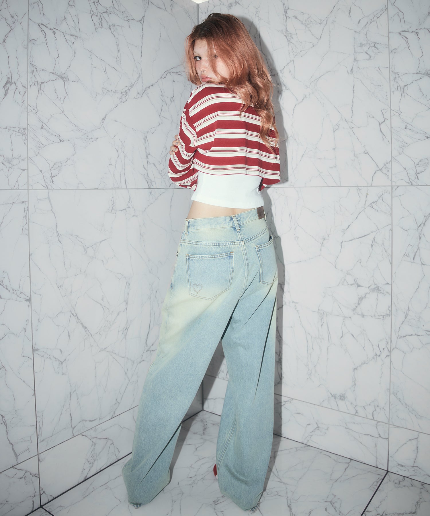 MODEL:170cm/COLOR:LIGHT BLUE/SIZE:26