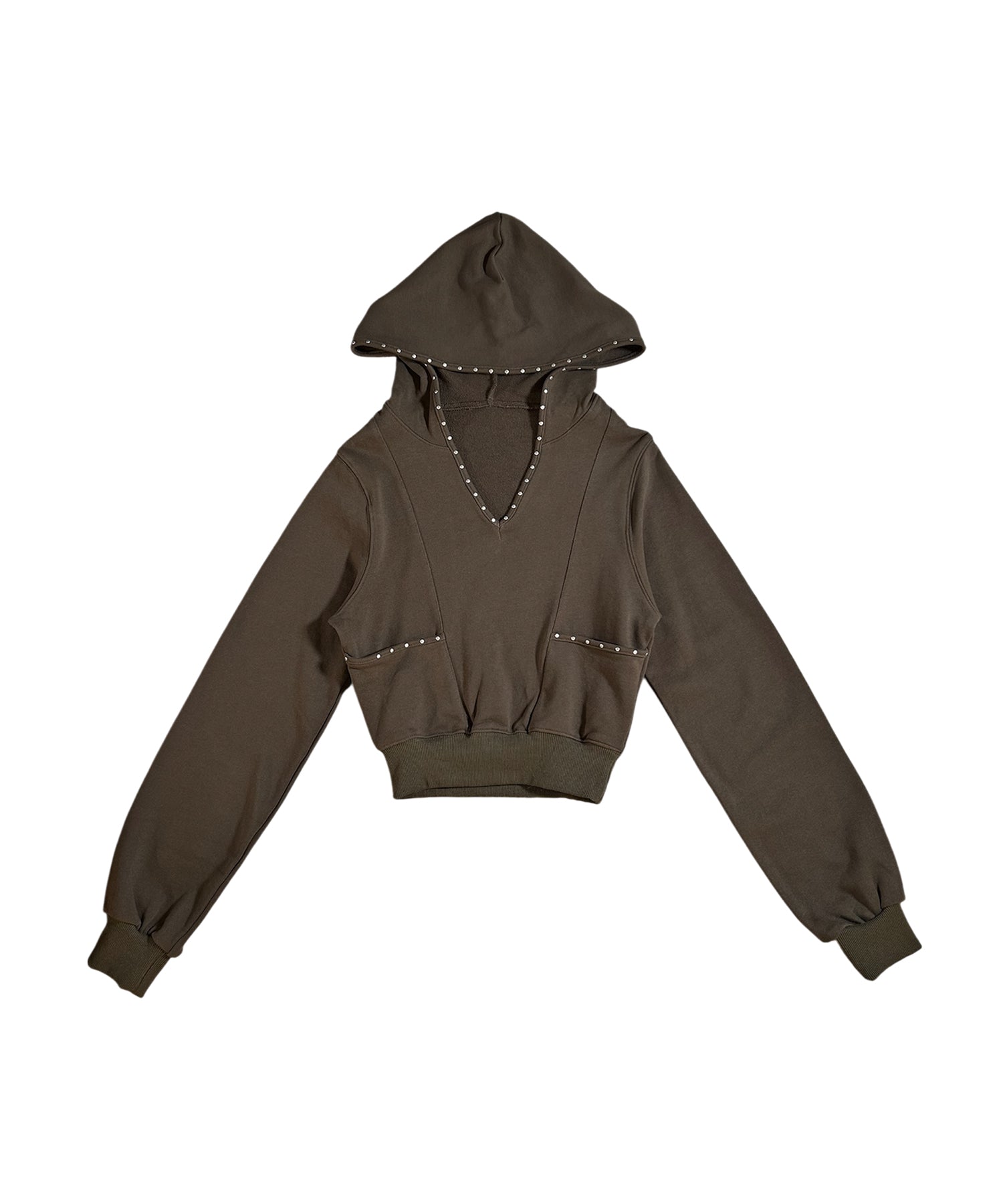 スタッズディティールコンパクトフーディー｜ACLENT（アクレント）