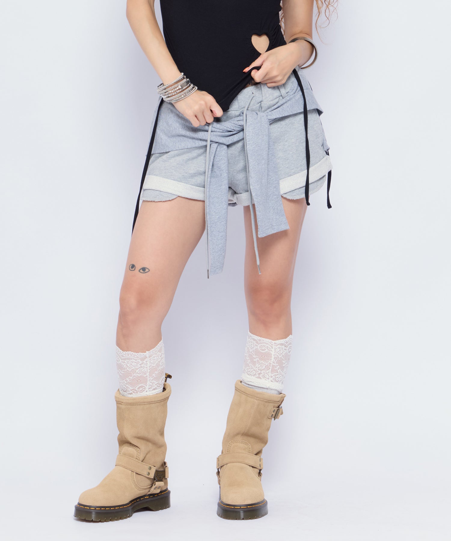 MODEL:168cm/COLOR:GRY/SIZE:F