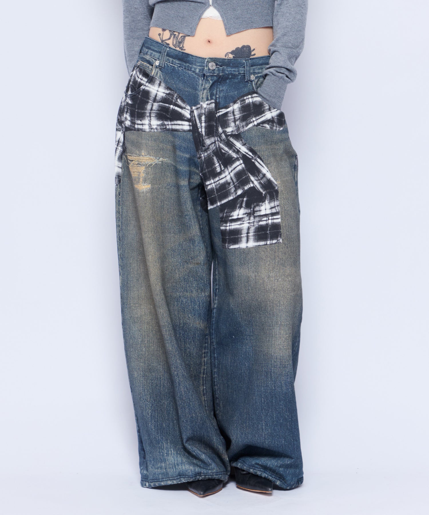 MODEL:168cm/COLOR:BLU/SIZE:F