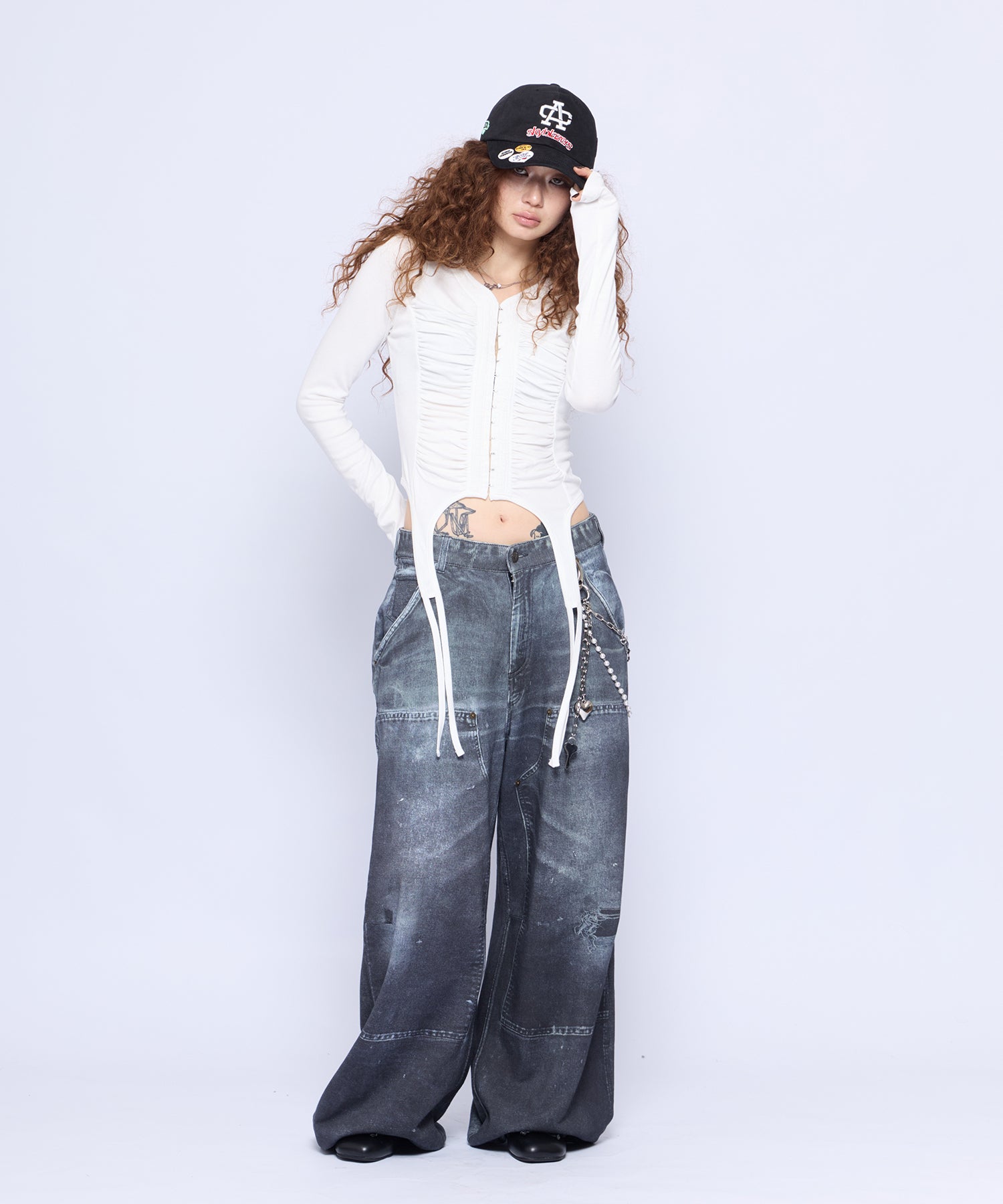 Printed Sweatpants – Double Knee Denim｜ACLENT（アクレント）