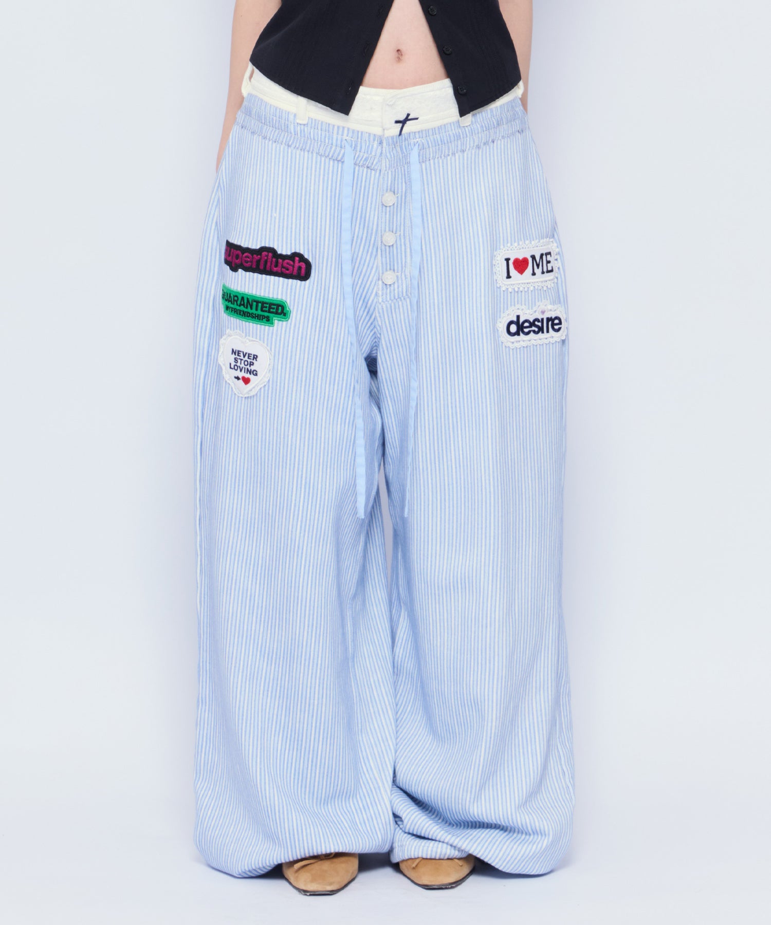 MODEL:155cm/COLOR:BLU/SIZE:F