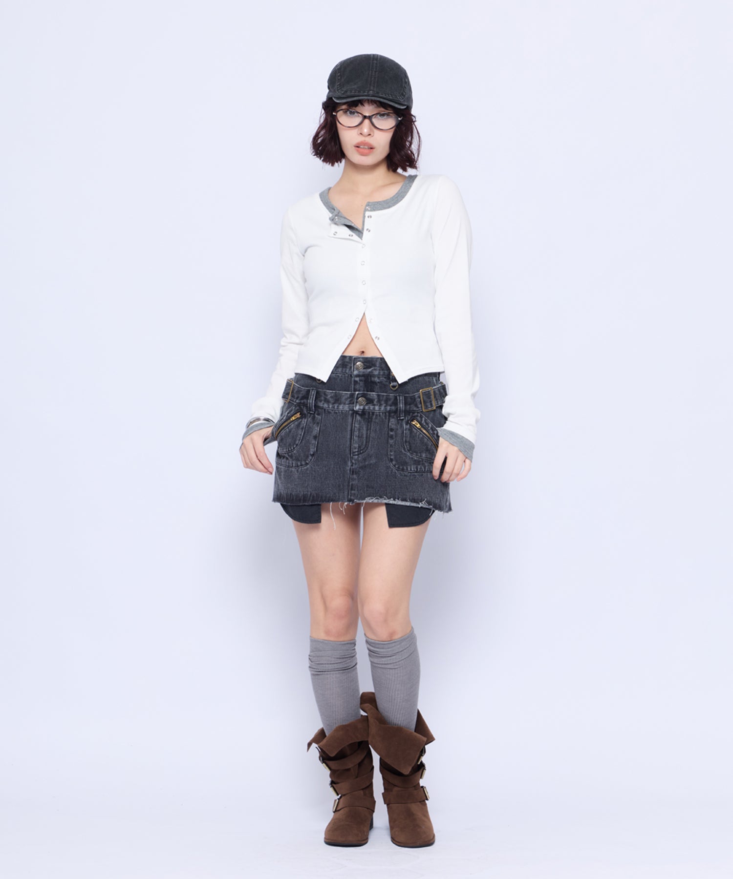 MODEL:165cm/COLOR:WHT/SIZE:M