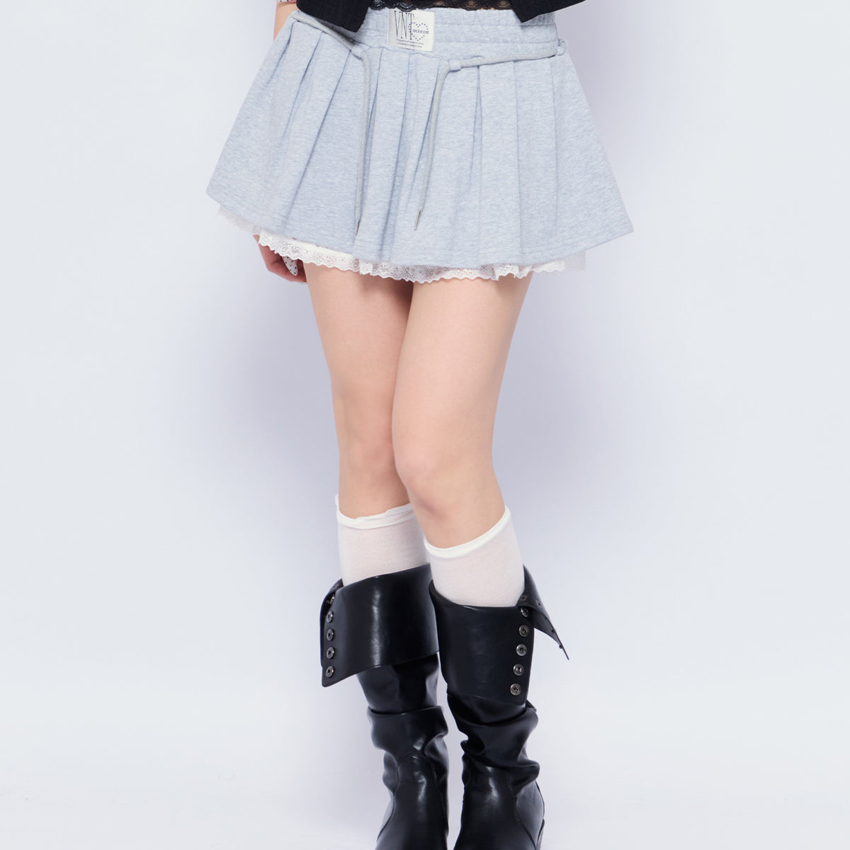 Sweat Pleated Mini Skirt｜ACLENT（アクレント）