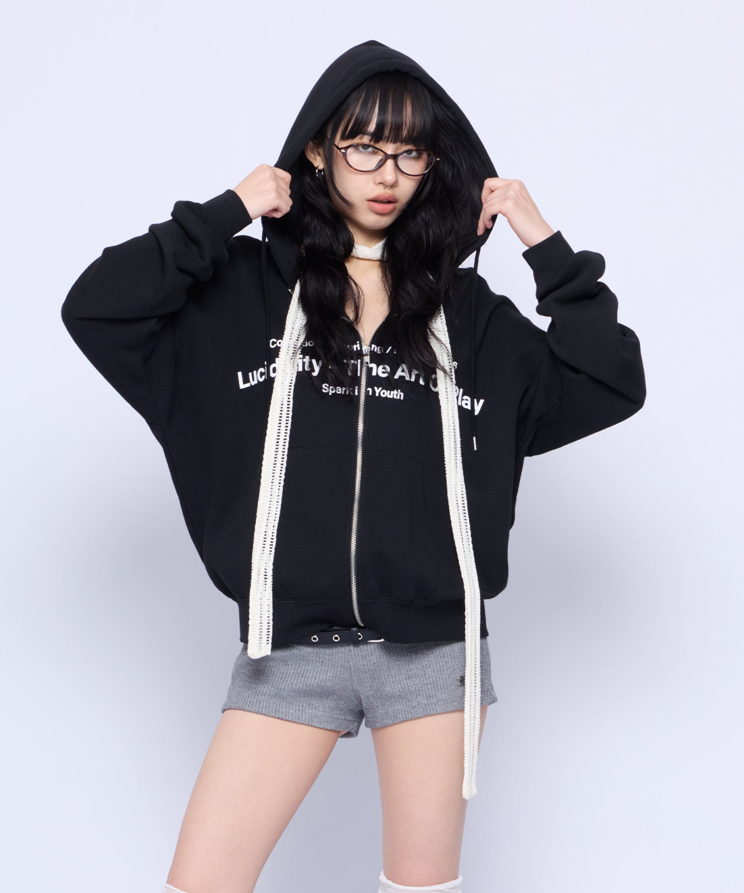 MODEL:172cm/COLOR:BLK/SIZE:F