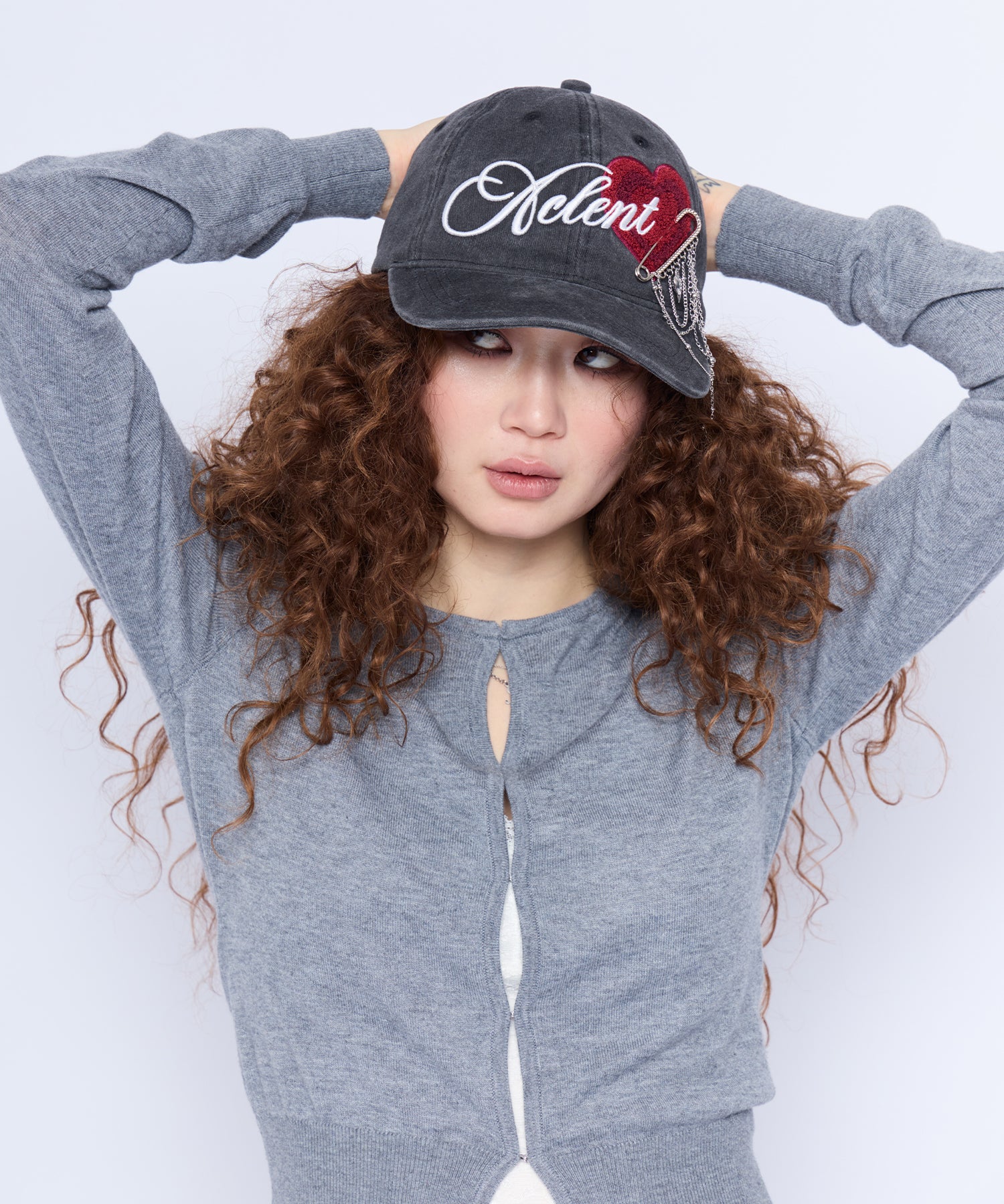 Heart Charm Logo Cap