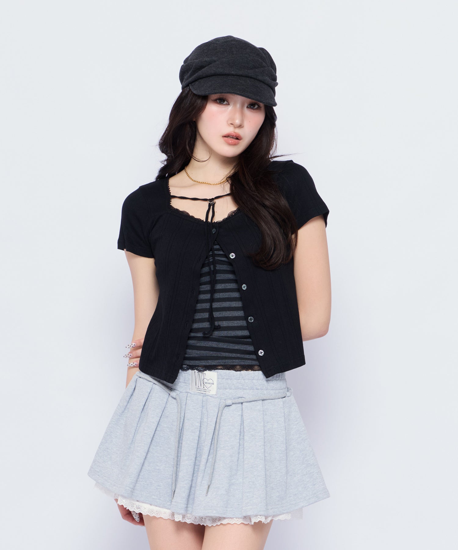 ACLENT POPUP限定T ブラック Tシャツ/カットソー｜ACLENT（アクレント）