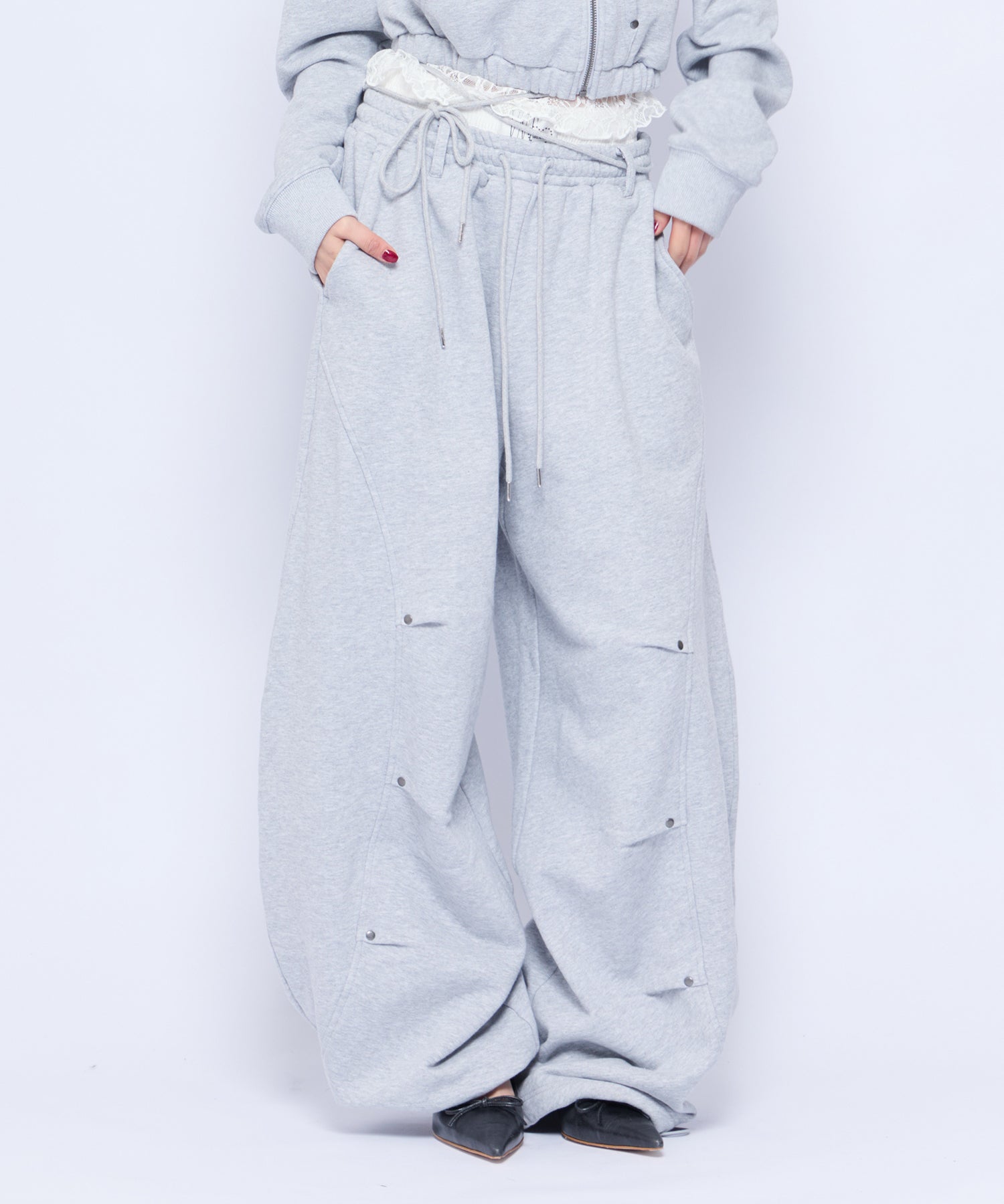 MODEL:160cm/COLOR:GRY/SIZE:F