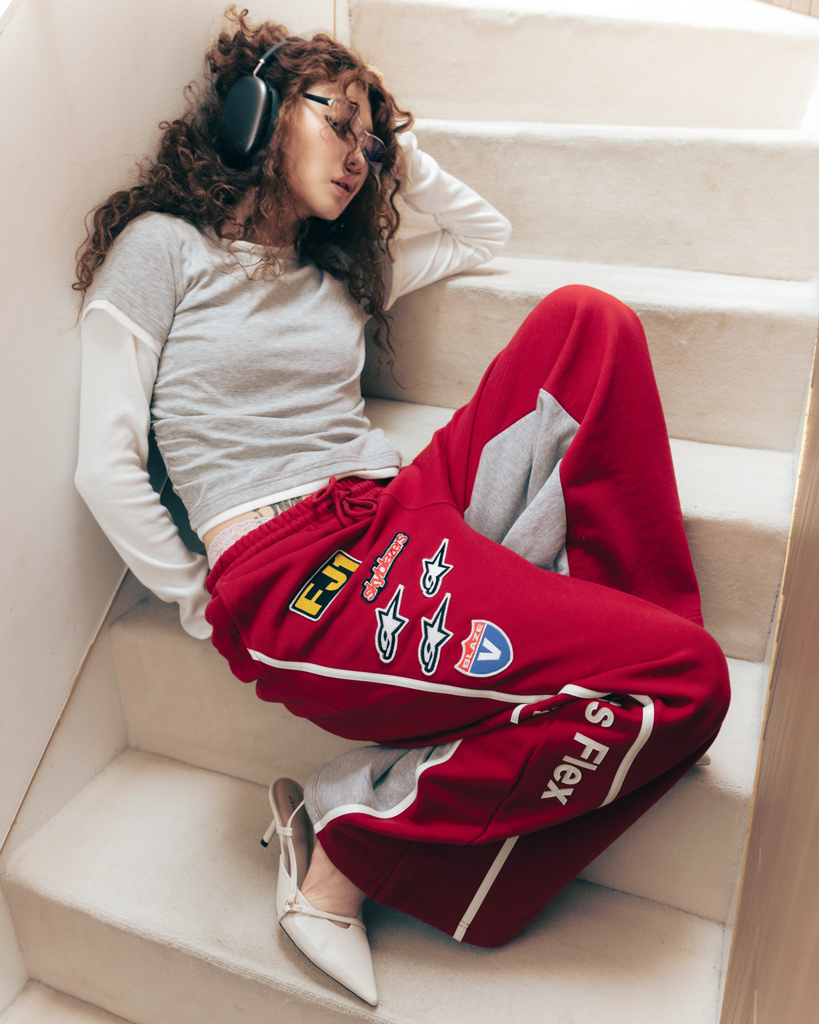 MODEL:168cm/COLOR:RED/SIZE:F