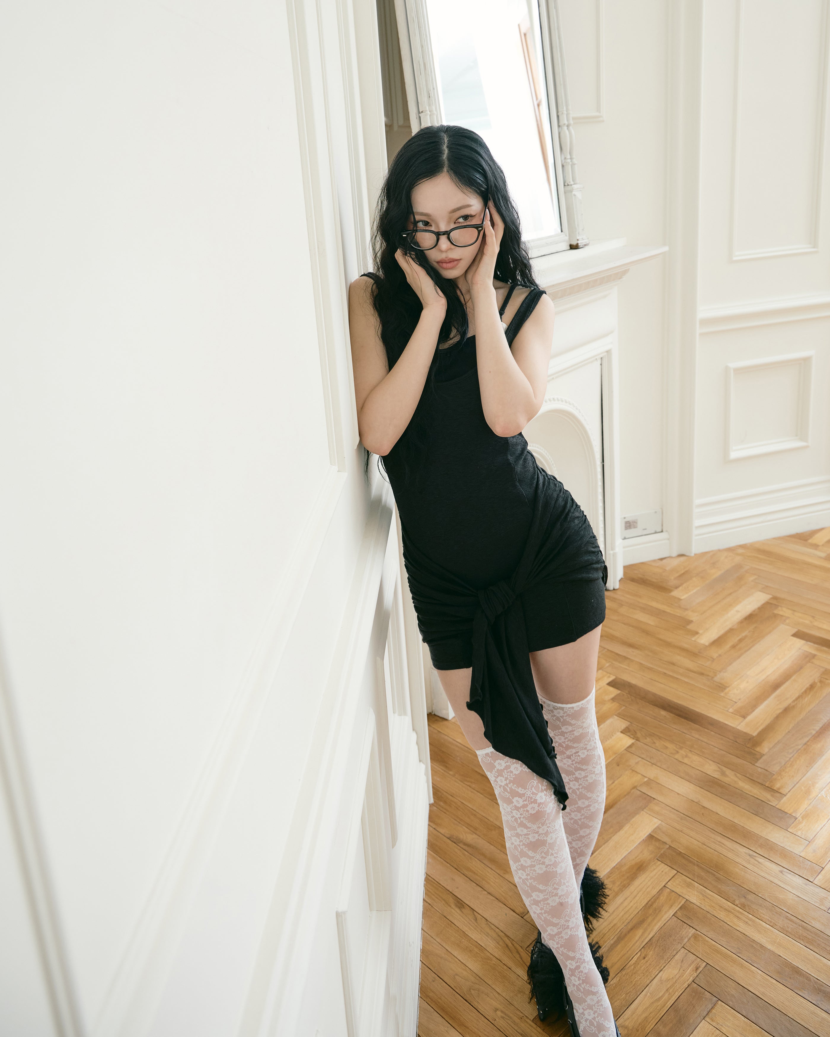 MODEL:170cm/COLOR:BLK/SIZE:F