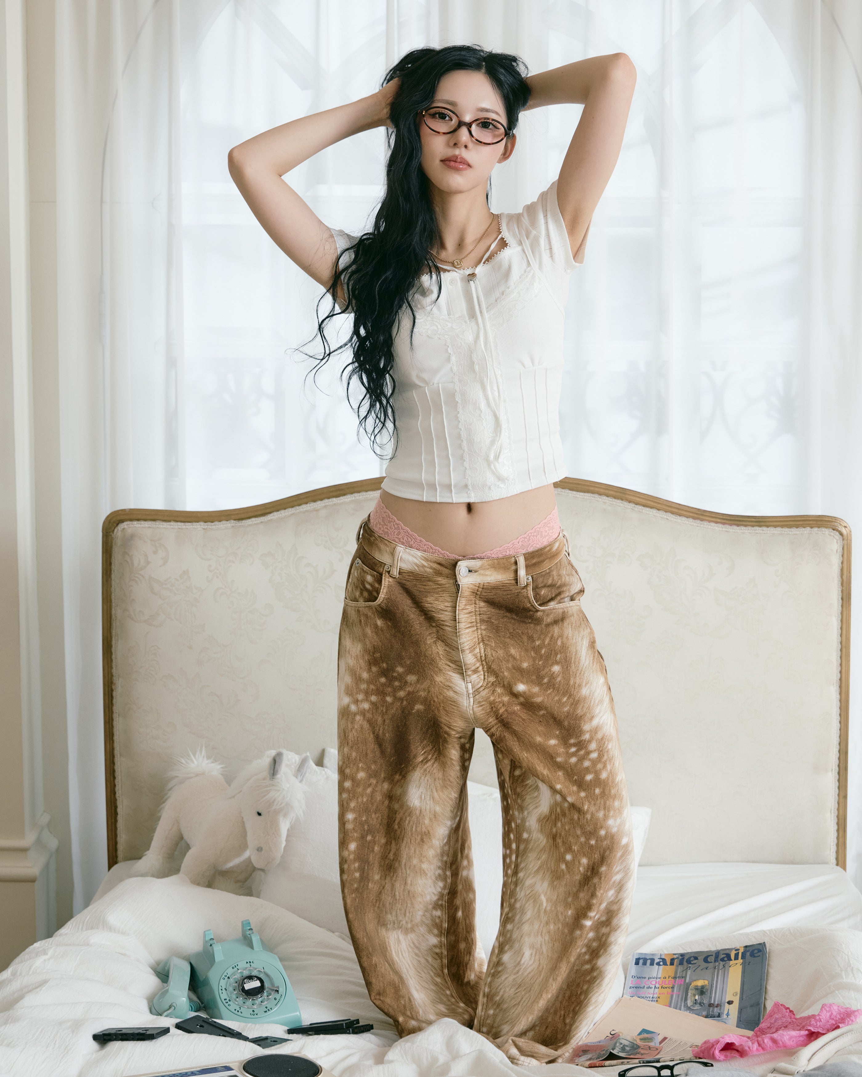 Printed Sweatpants – Bambi｜ACLENT（アクレント）
