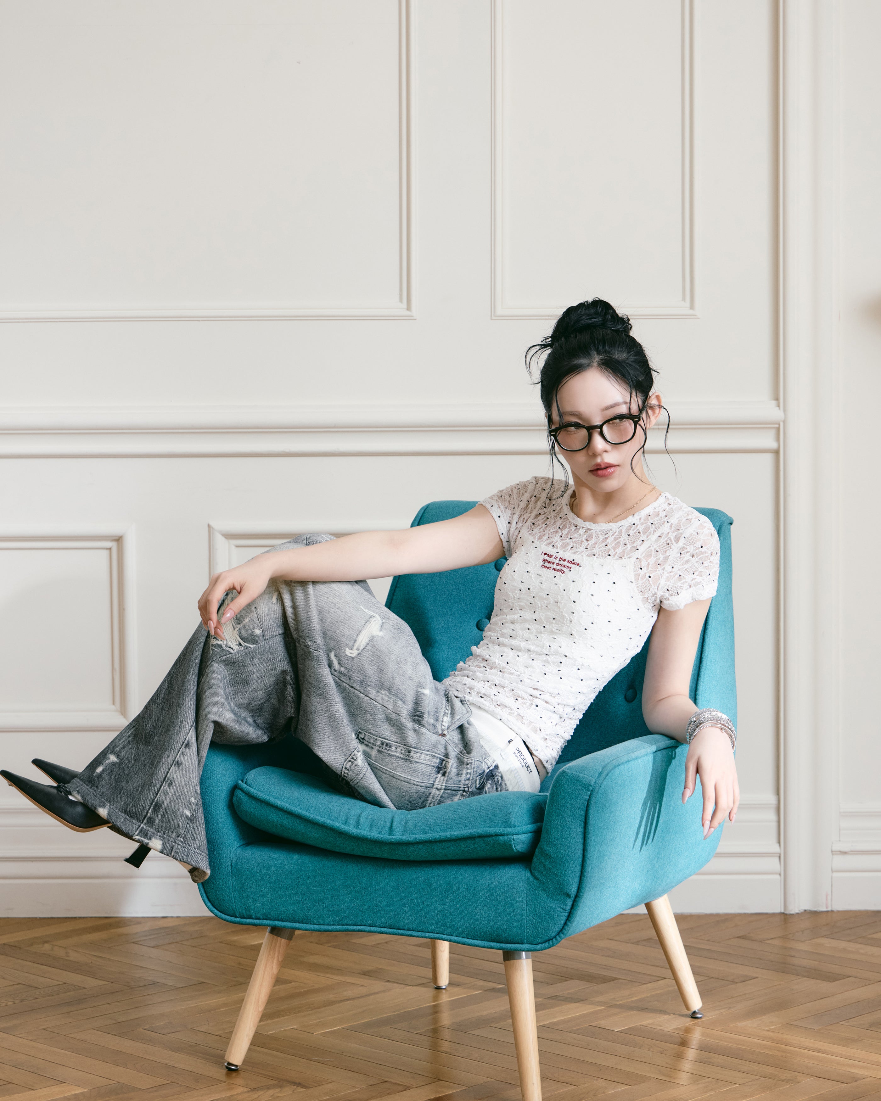 MODEL:170cm/COLOR:GRY/SIZE:F