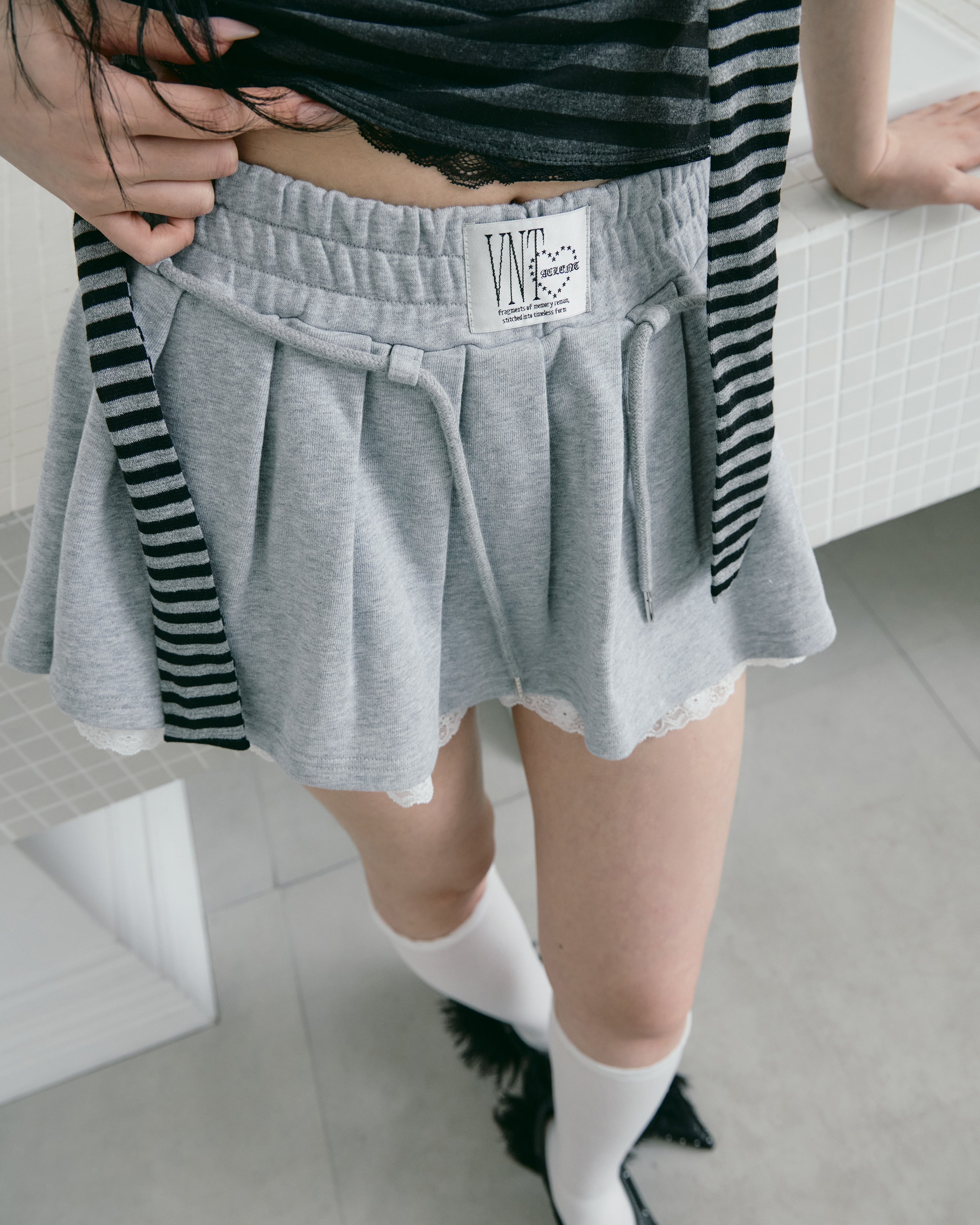 MODEL:170cm/COLOR:GRY/SIZE:F