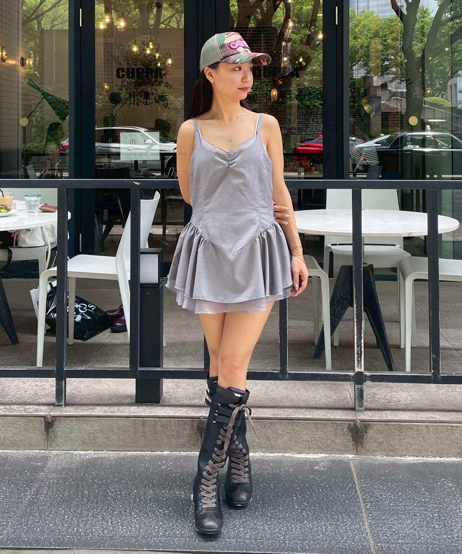 STAFF:155cm/COLOR:GRAY/SIZE:F