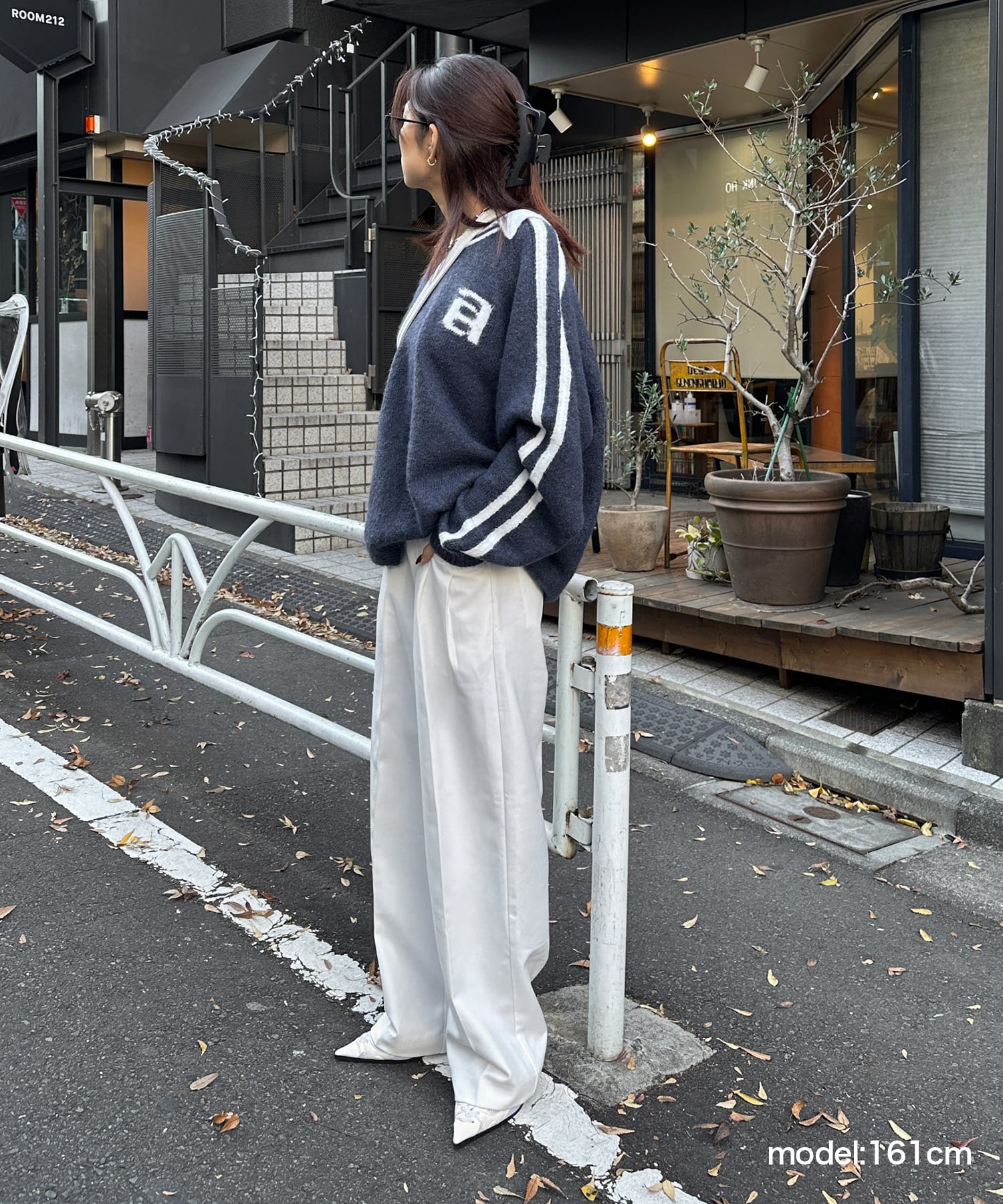 Side line uniform loose knit