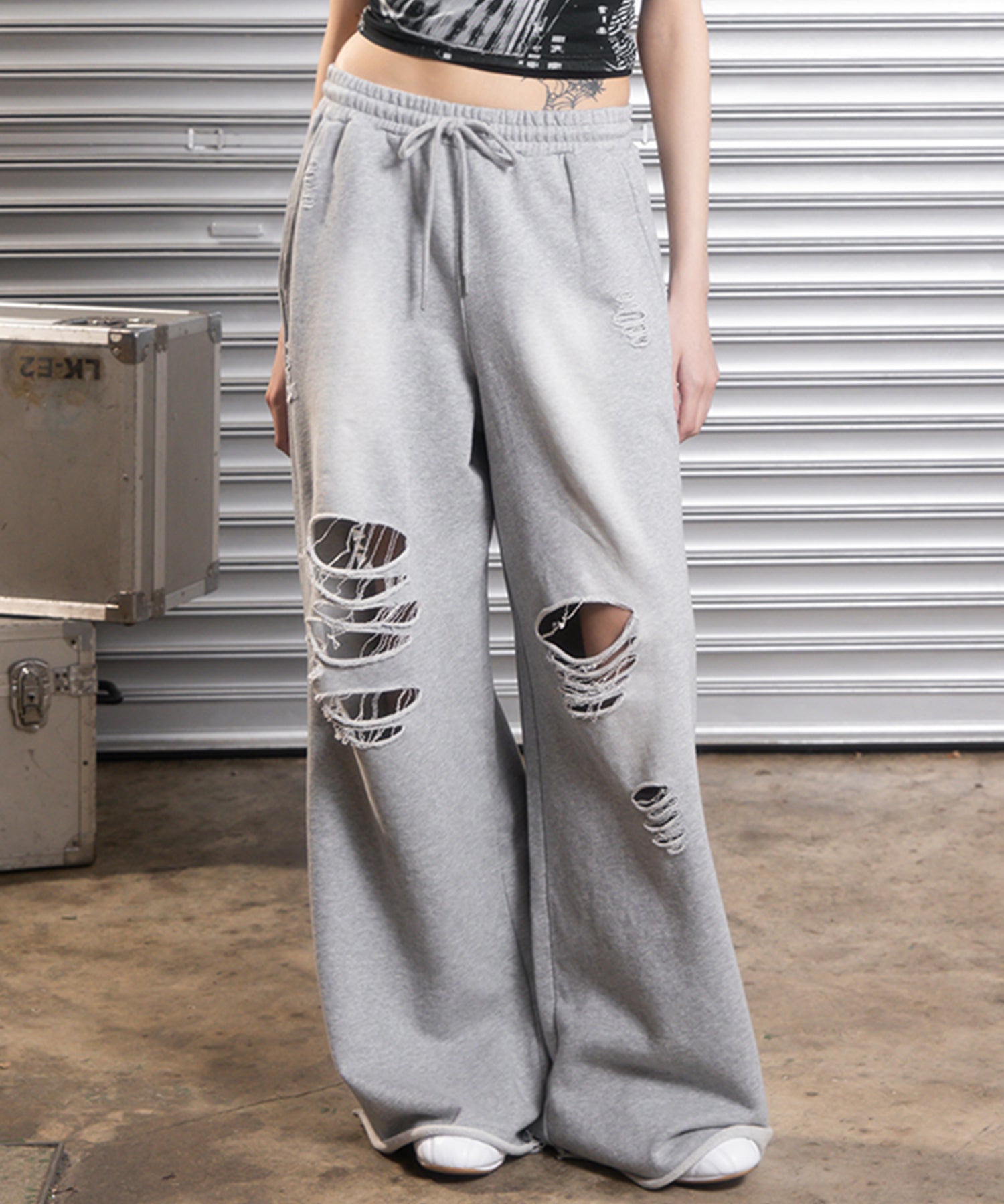 MODEL:172cm/COLOR:GRAY/SIZE:F