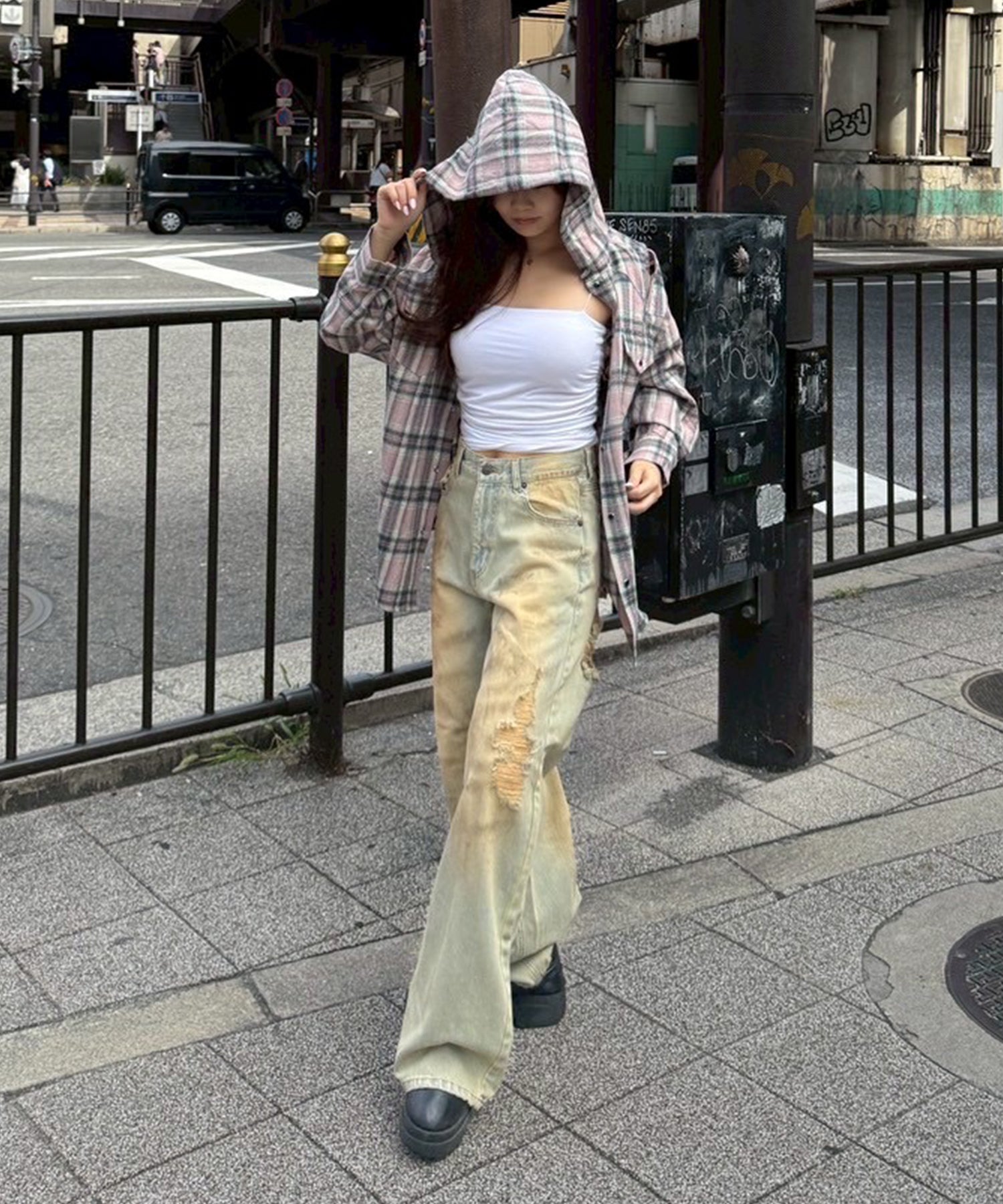 STAFF:156cm/COLOR:LIGHT BLUE/SIZE:23