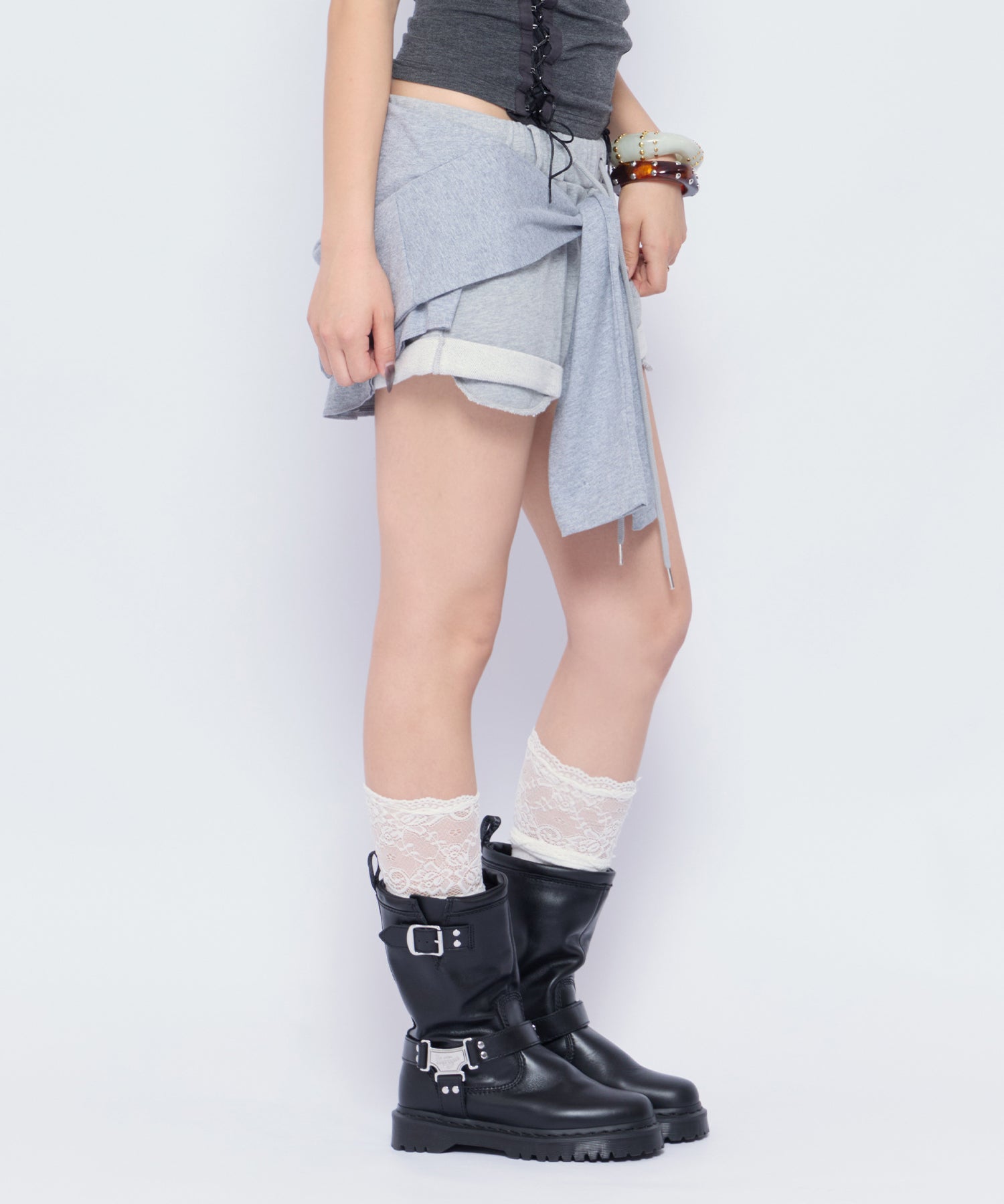 MODEL:170cm/COLOR:GRY/SIZE:F