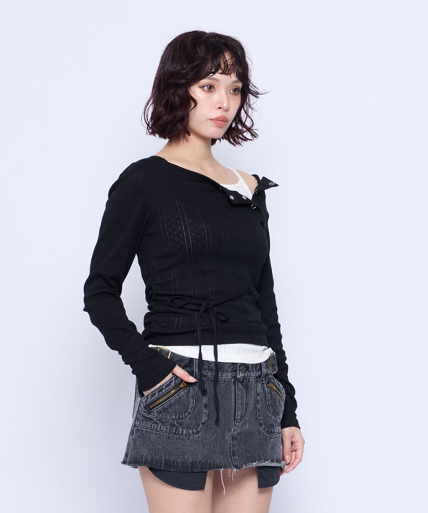 MODEL:165cm/COLOR:BLK/SIZE:F