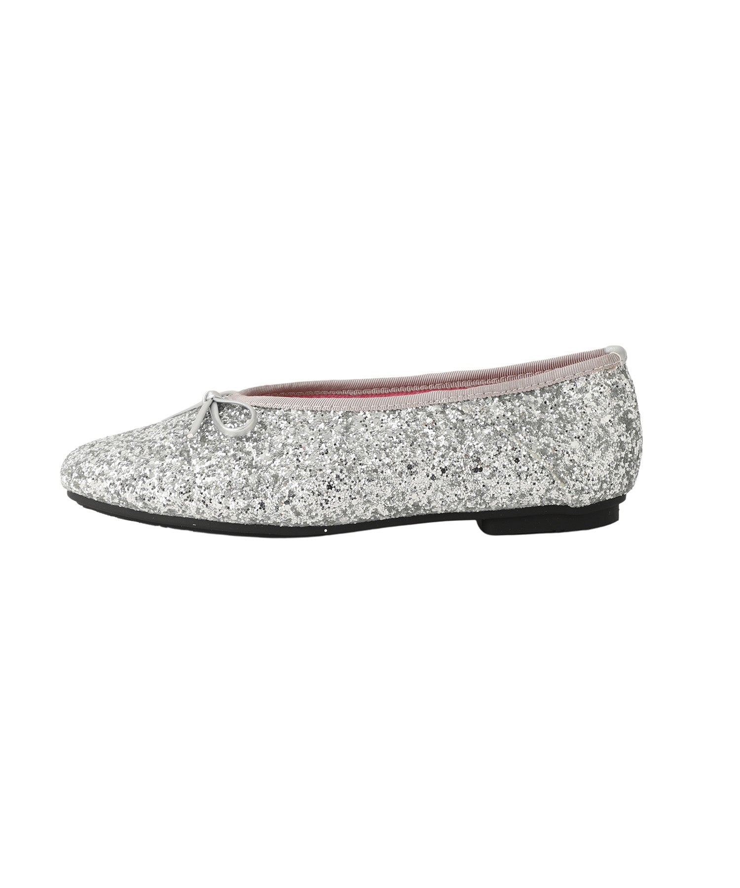 Glitter ribbon ballet shoes