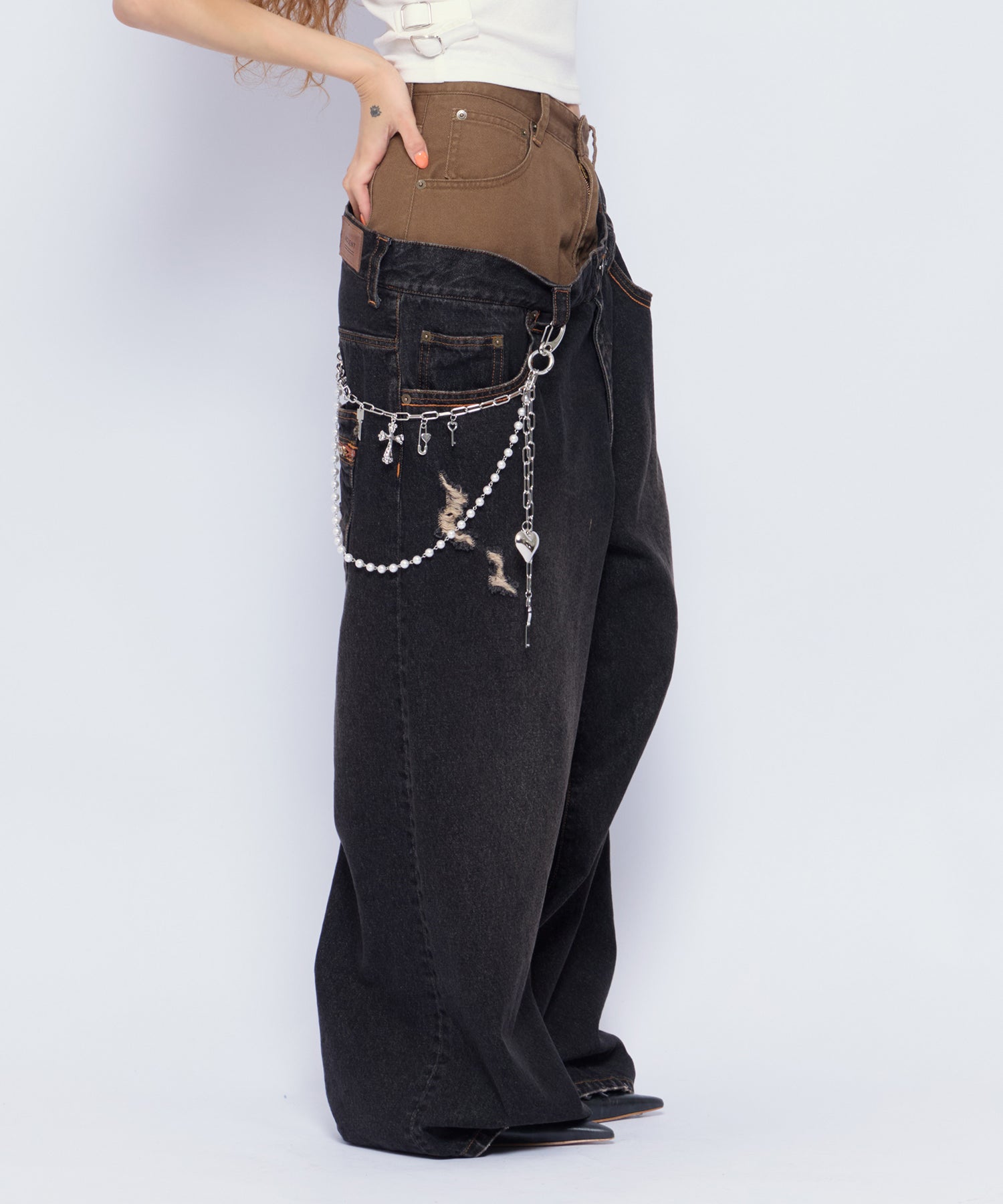 MODEL:168cm/COLOR:BLK/SIZE:M